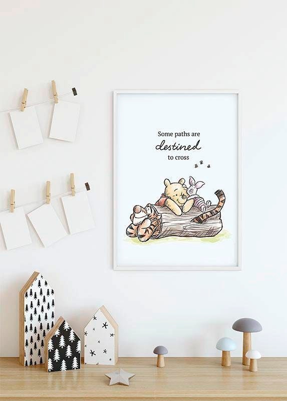 Komar Bild »Winnie the Pooh Path«, Disney, (1 St.), Wandbild zur Dekoration im Kinderzimmer - ohne Rahmen