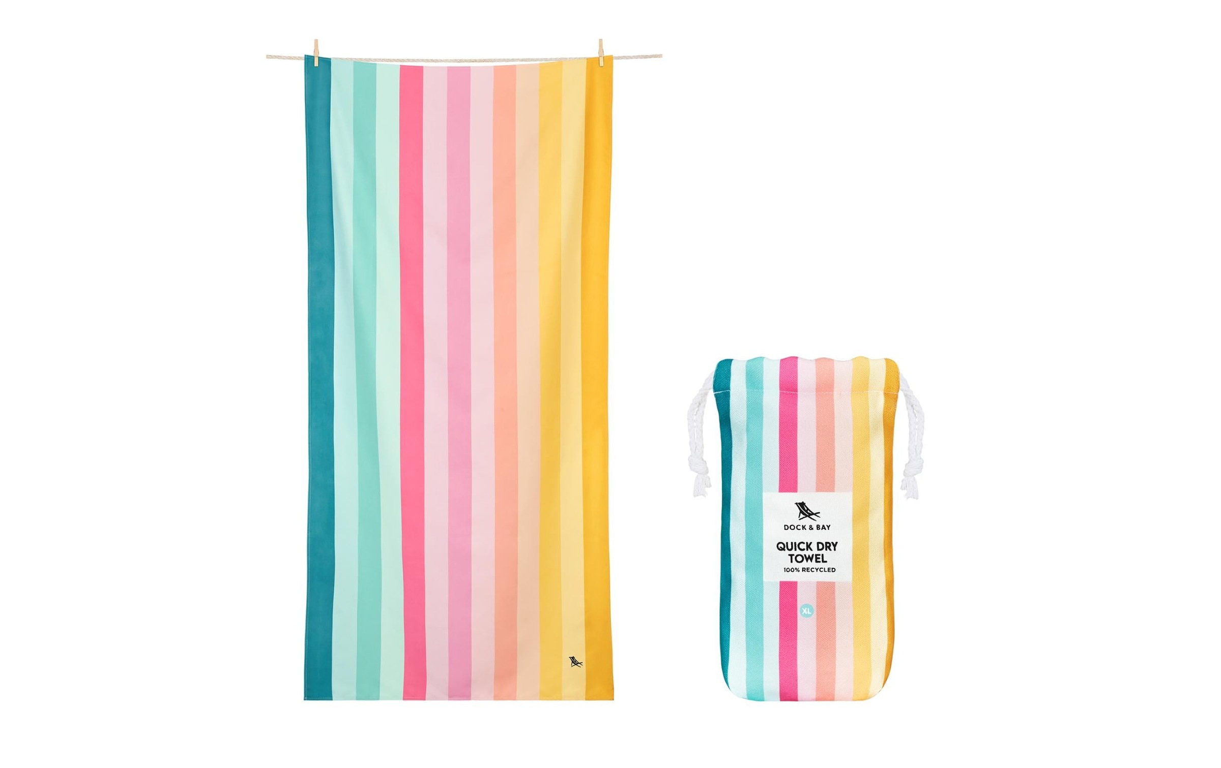 Image of Strandtuch "Dock & Bay Coastal Candy 200 cm x 90 cm"