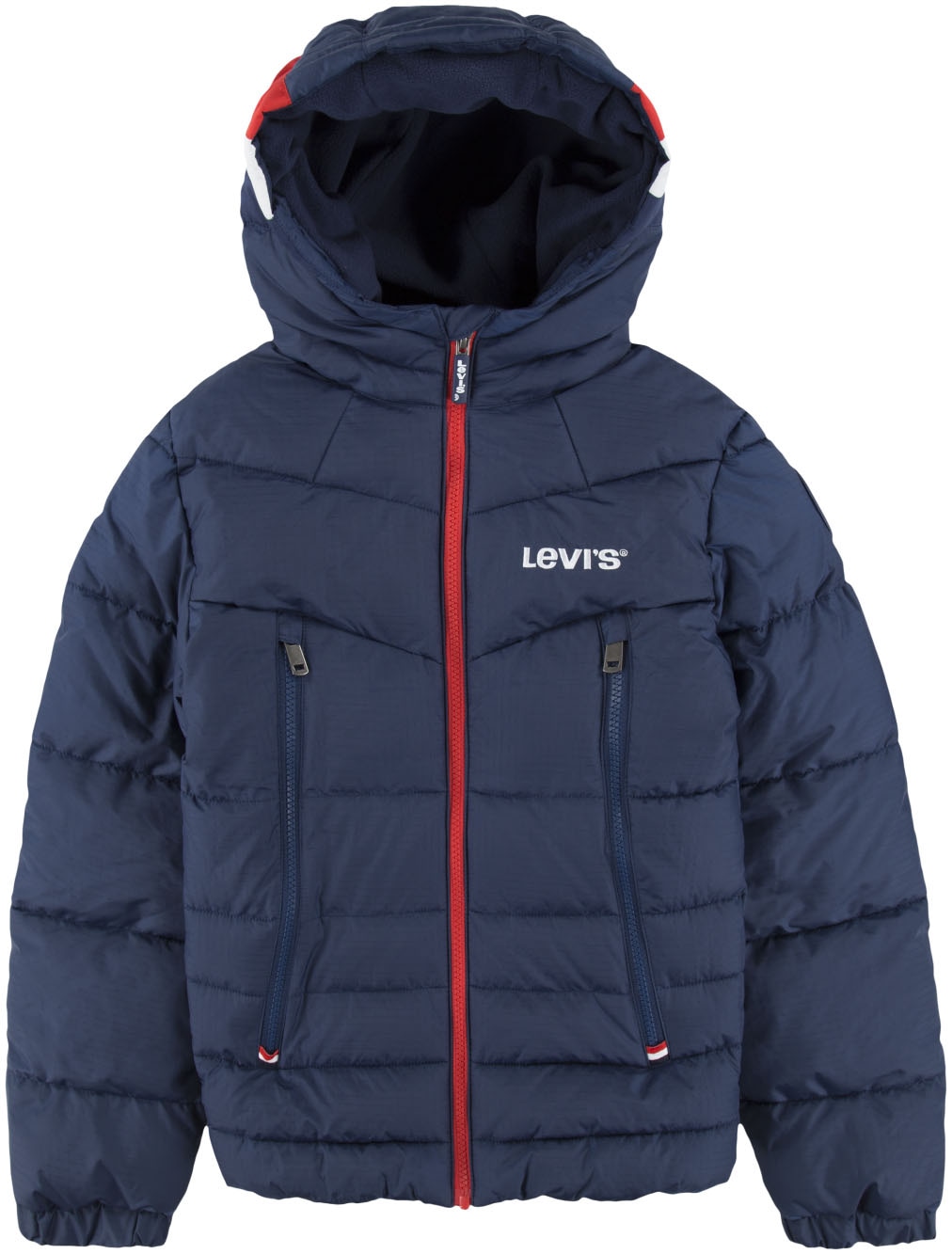 Levi's® Kids Outdoorjacke »LVB SHERPA LINED PUFFER«, mit Kapuze, for BOYS