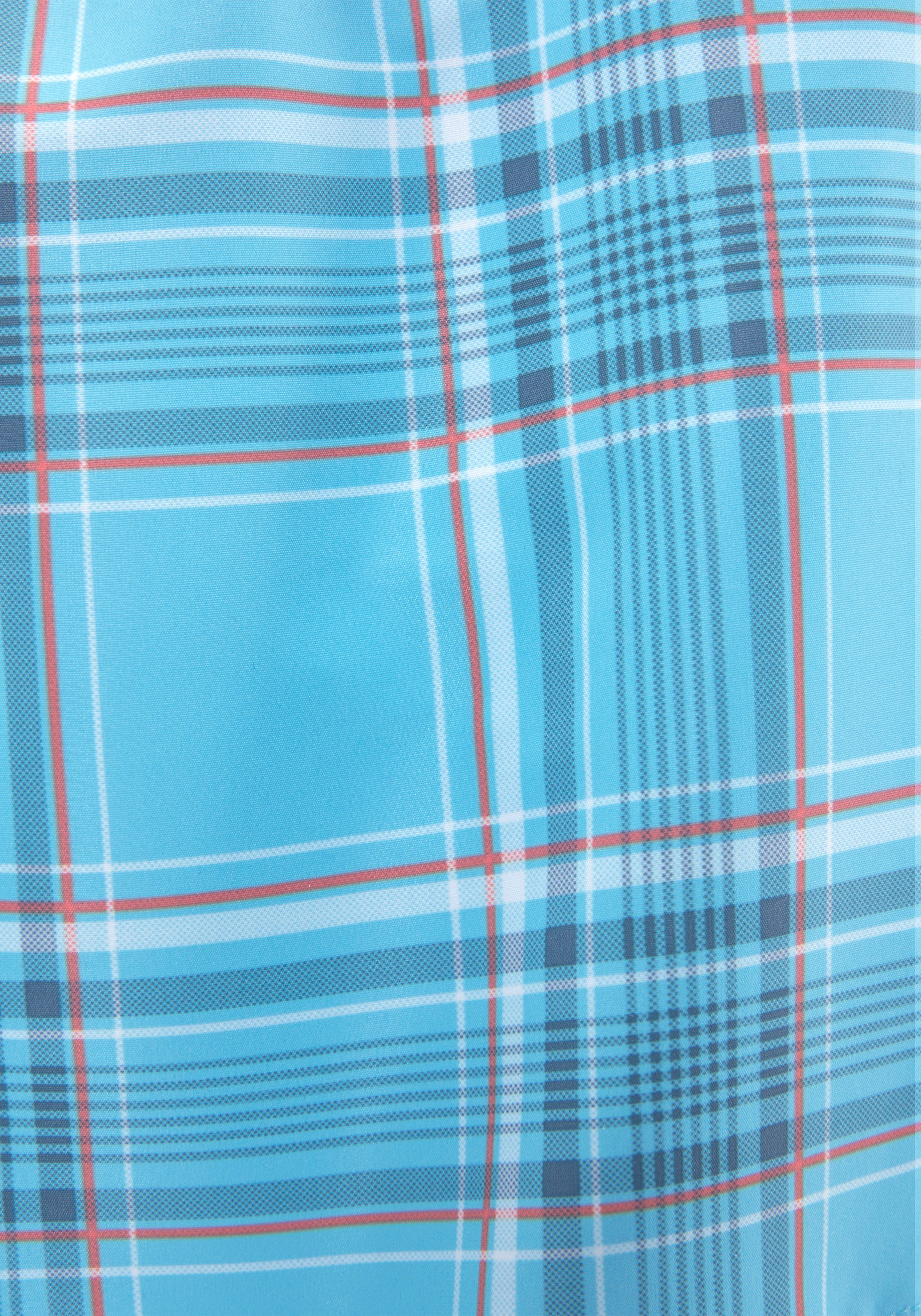 H.I.S Badeshorts »Karo« mit kontrastfarbiger Kordel