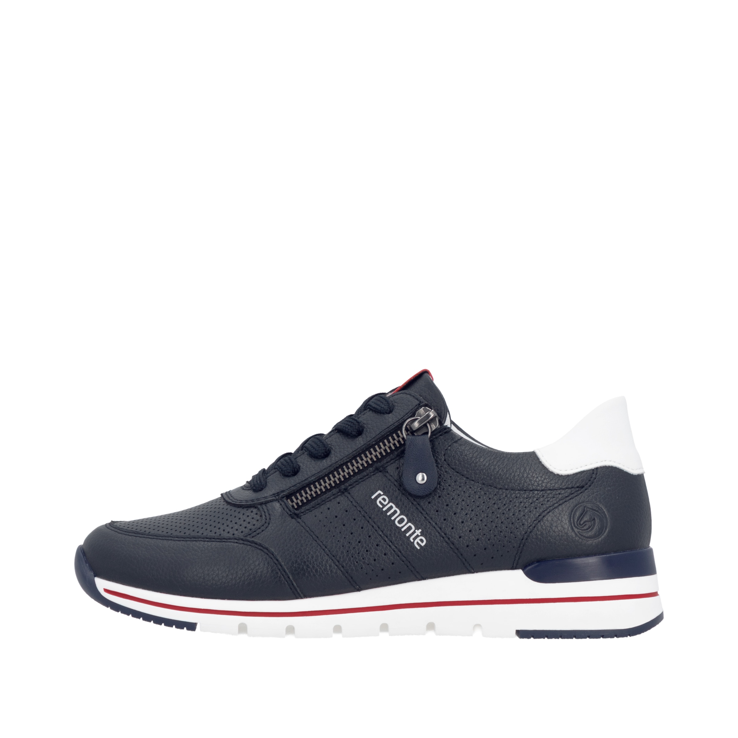 Remonte Keilsneaker  mit gepolstertem Fussbett, Freizeitschuh, Halbschuh, Schnürschuh