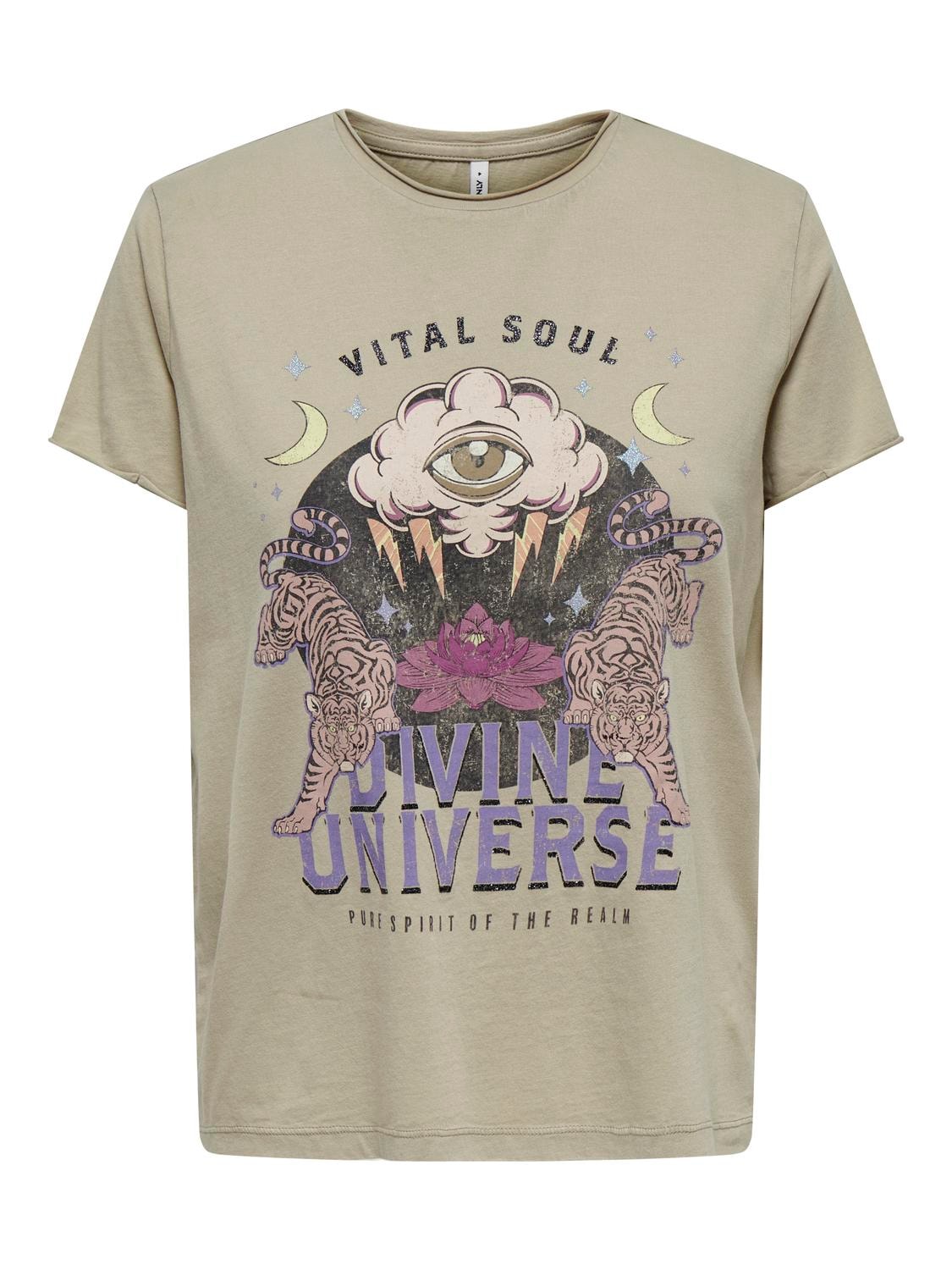 ONLY Kurzarmshirt »ONLLUCY LIFE S/S EYE TOP BOX JRS«