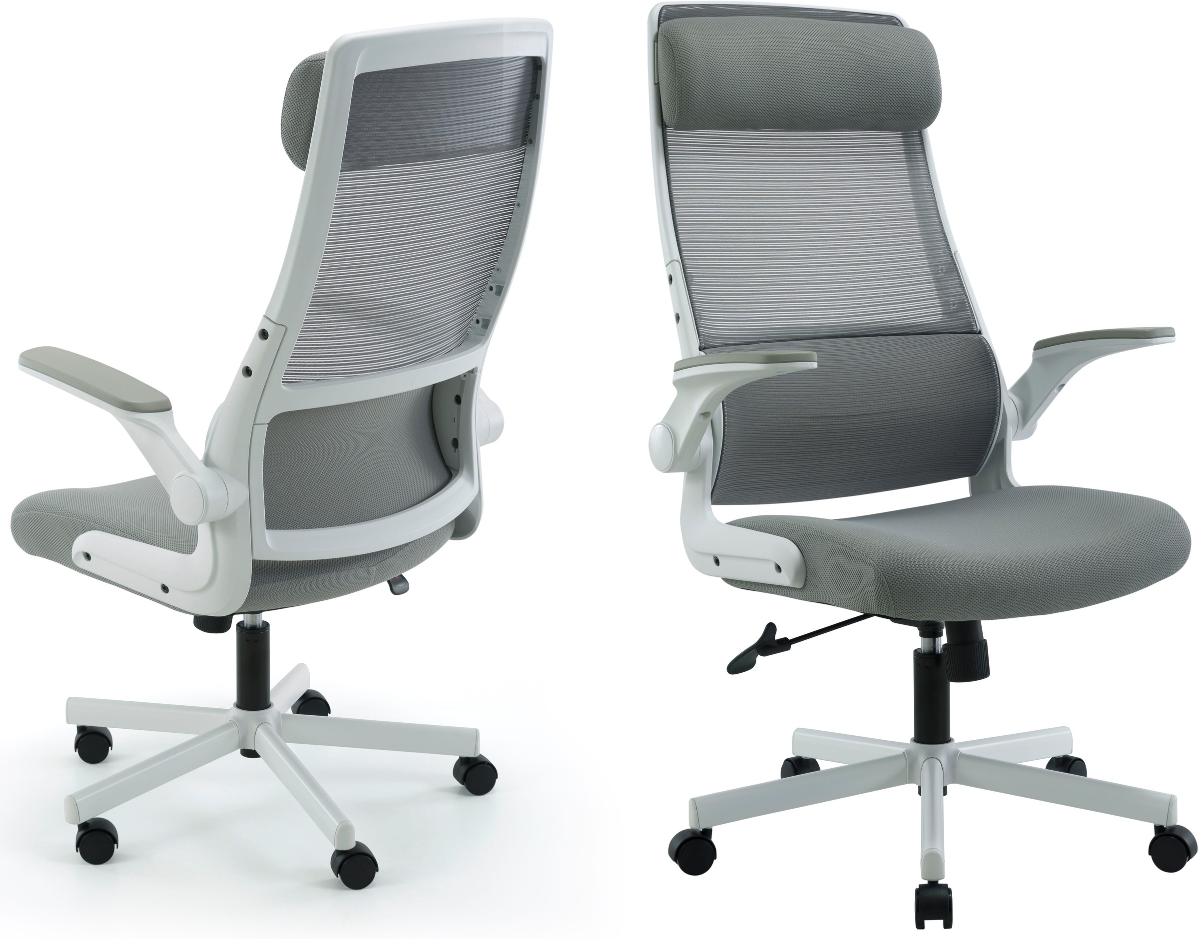 Image of GOODproduct Bürostuhl "Menton, ergonomischer Schreibtischstuhl" () inkl. Kopfkissen, Lendenwirbelstütze, modernes Design