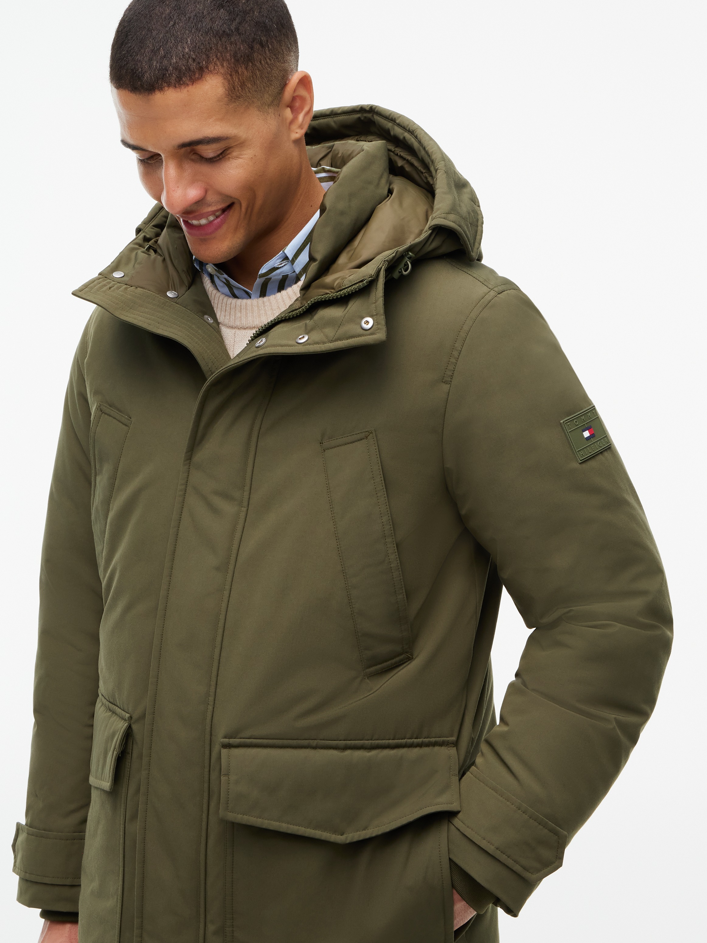 Image of Tommy Hilfiger Parka "ROCKIE DOWN PARKA" mit Kapuze mit Daunenfüllung, regular fit