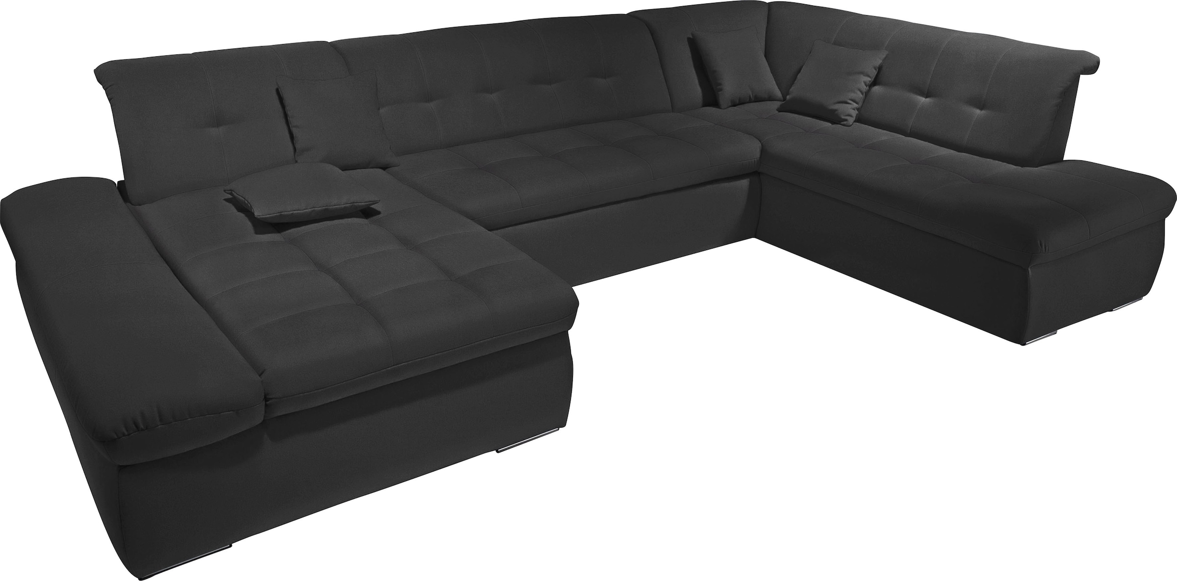 Home affaire Paysage de salon »U-Form« wahlweise mit Bett- und Armlehnfunktion