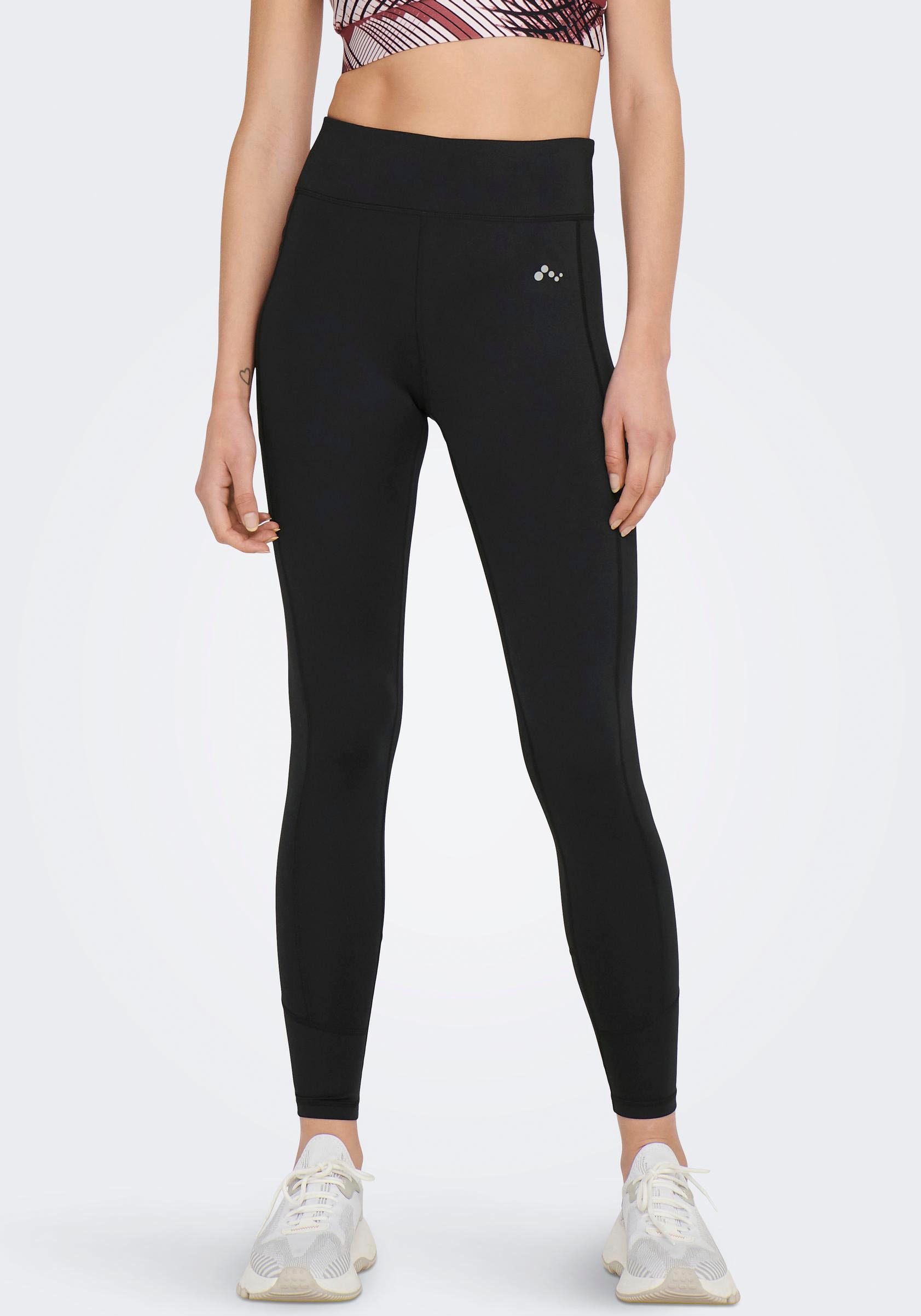 Image of ONLY Play Funktionstights "ONPMILA-2 HW PCK TRAIN TIGHTS NOOS" figurbetonte Passform, aus Polyester und Elasthan, schnell trocknend