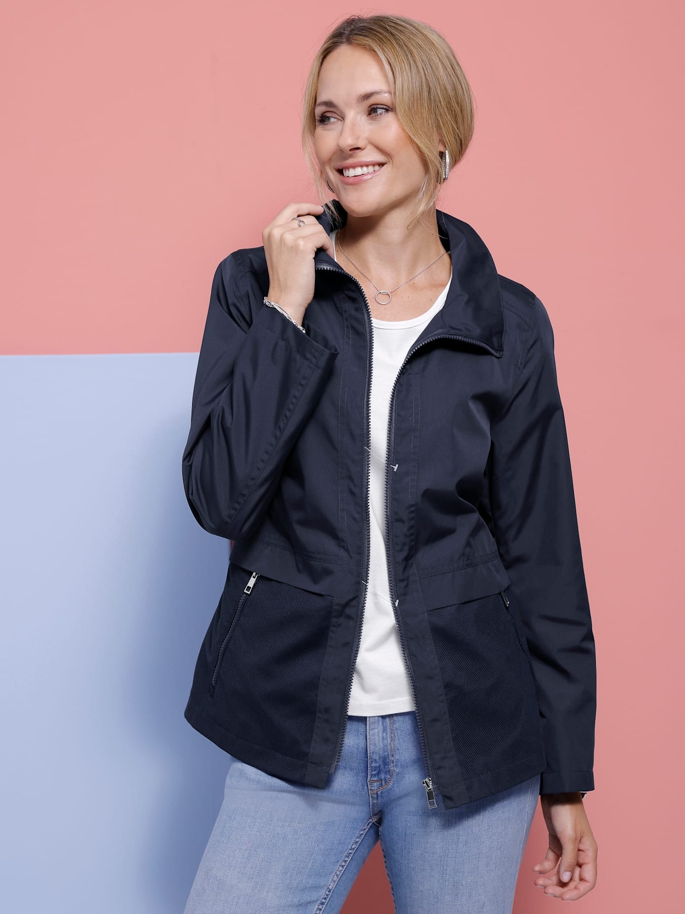 Classic Basics Langjacke, ohne Kapuze