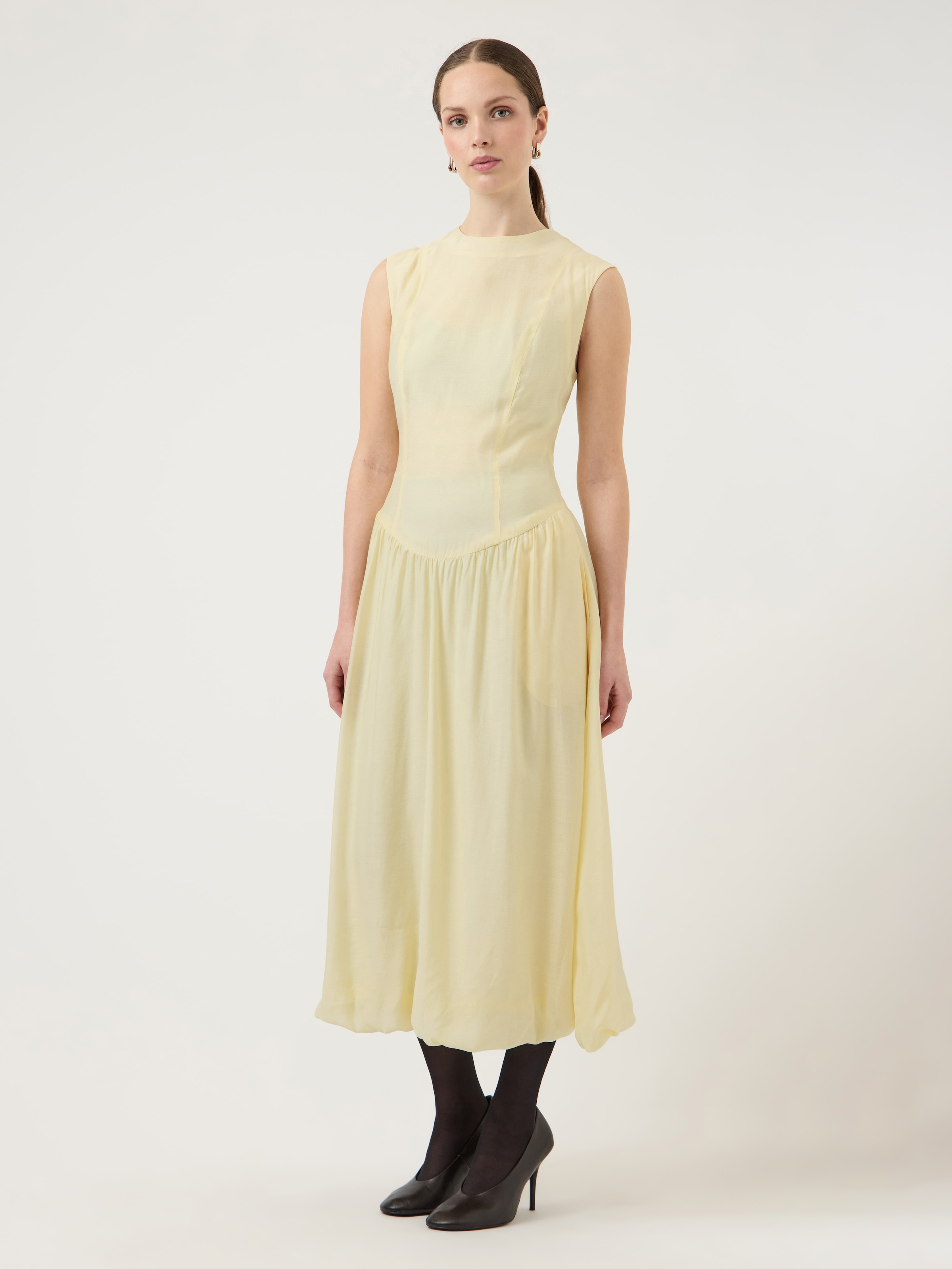 Y.A.S Robe d'été »YASKRISSI SL BUBBLE HEM LONG DRESS NOOS«