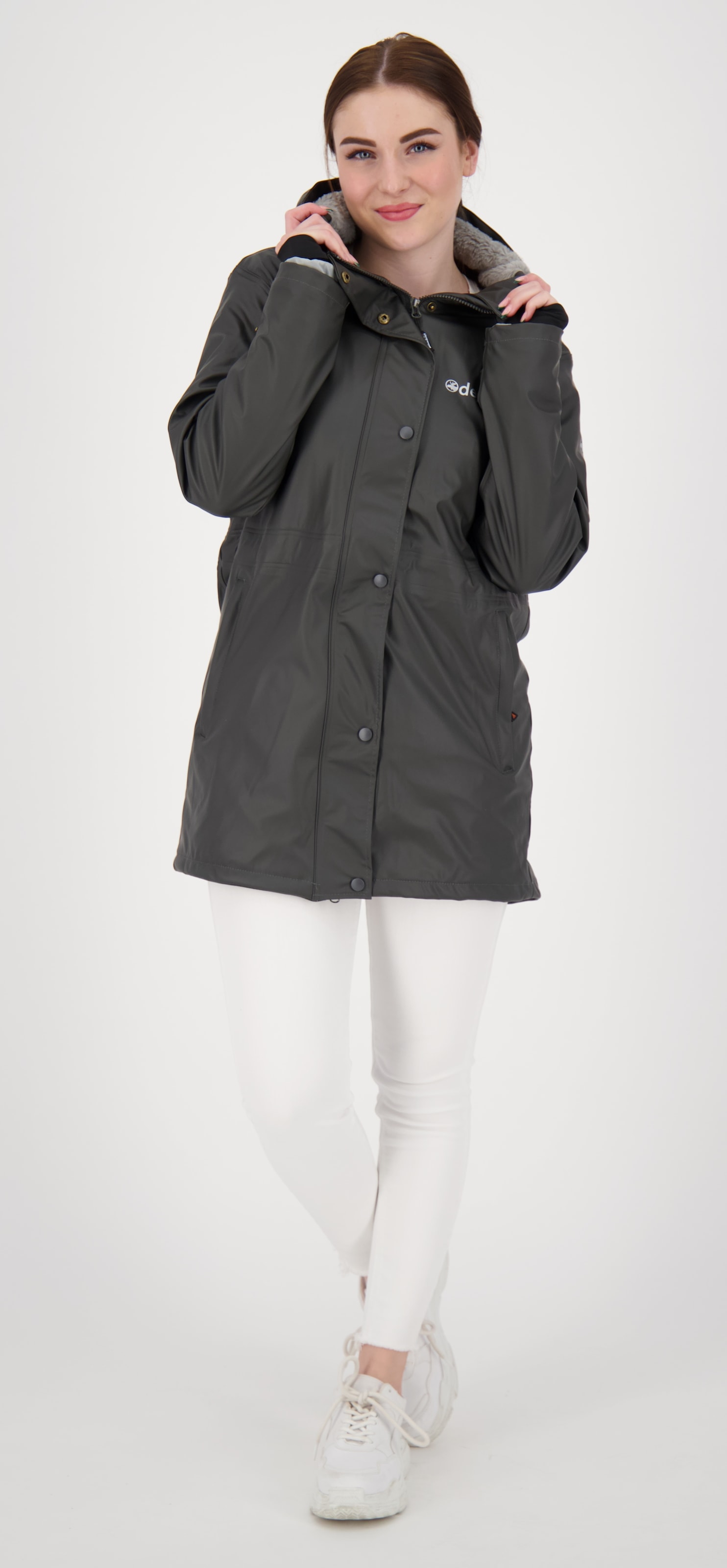 DEPROC Active Regenjacke »Friesennerz ELLESMERE WOMEN«, auch in Grossen Grössen erhältlich