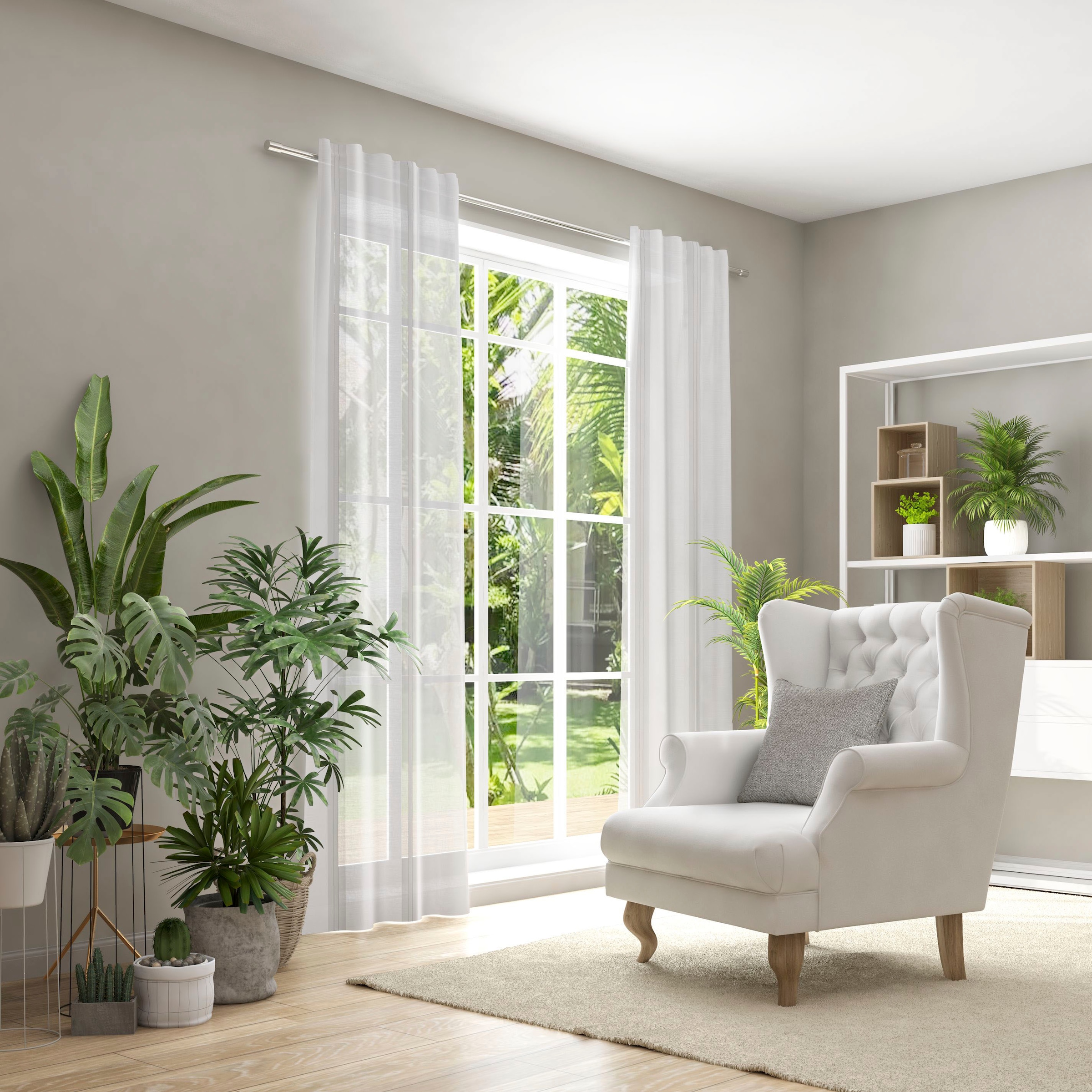 Neutex for you! Rideau »Vienna-ECO« Bande multifonctionnelle 1 cuis tlg.