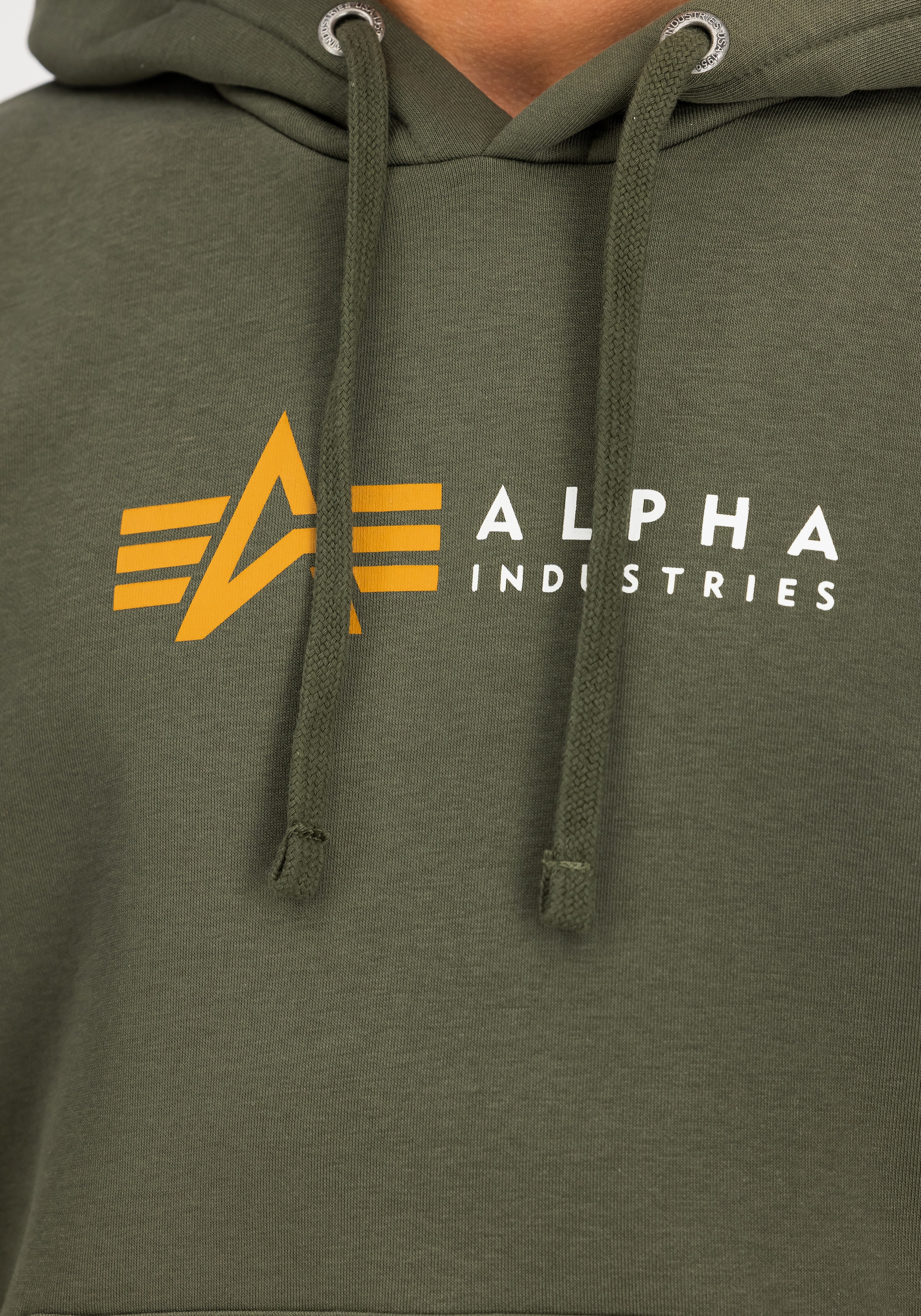 Alpha Industries Hoodie »Alpha Label Hoodie Kapuzensweatshirt«