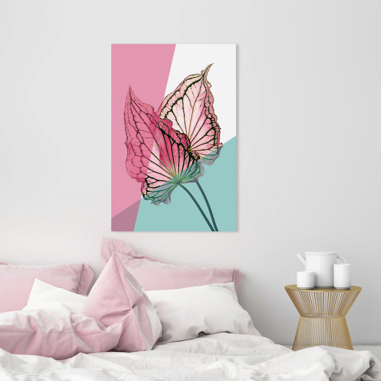 queence Acrylglasbild »Blätter«, Pflanzen-Pflanzenbilder-Kunst-Blätter-Blätterbilder, Fine Art-Print in Galeriequalität