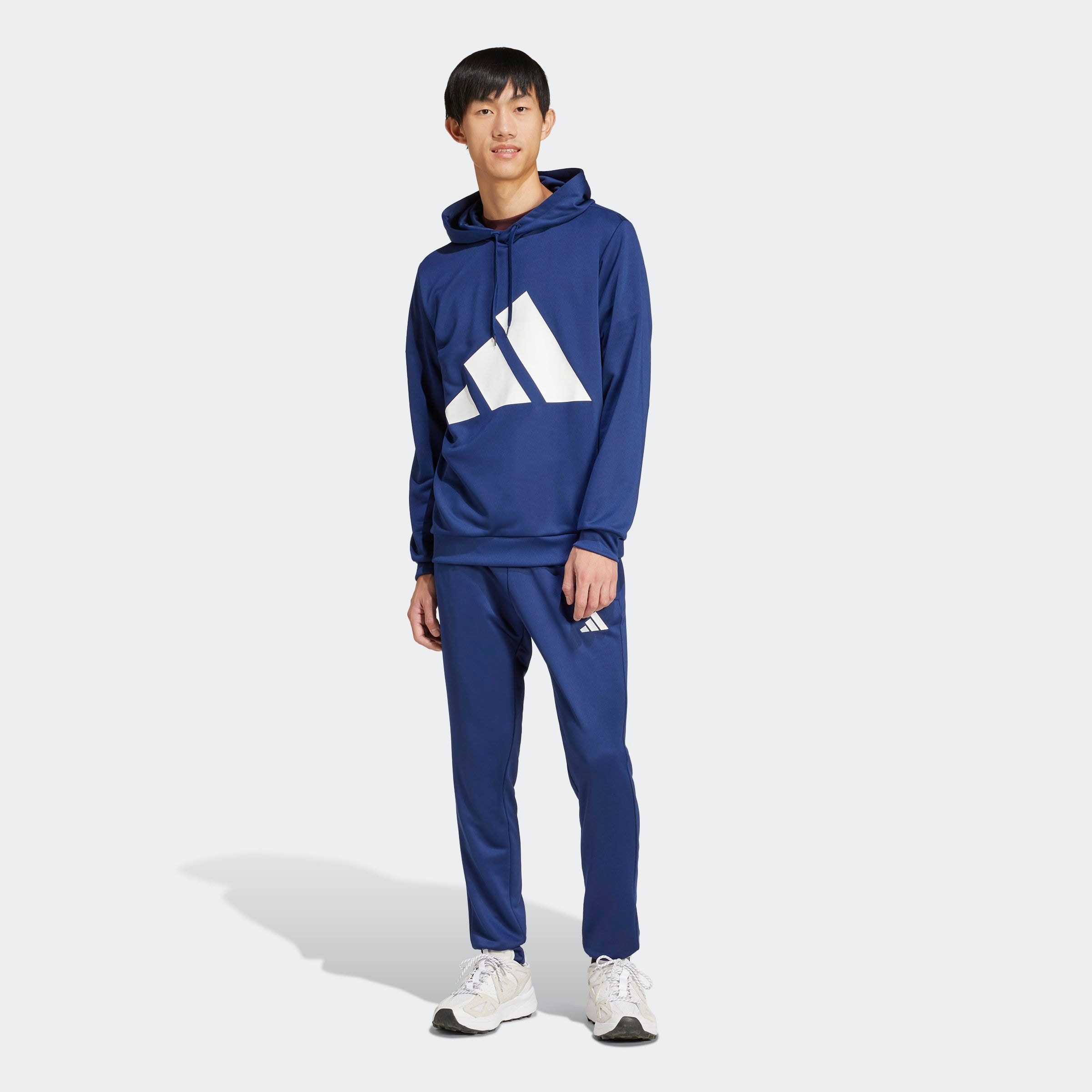 Image of adidas Sportswear Trainingsanzug "M BL FT HD TS" 2 Stk. Set aus Hose und Hoodie, aus French-Terry-Material, zweiteilig