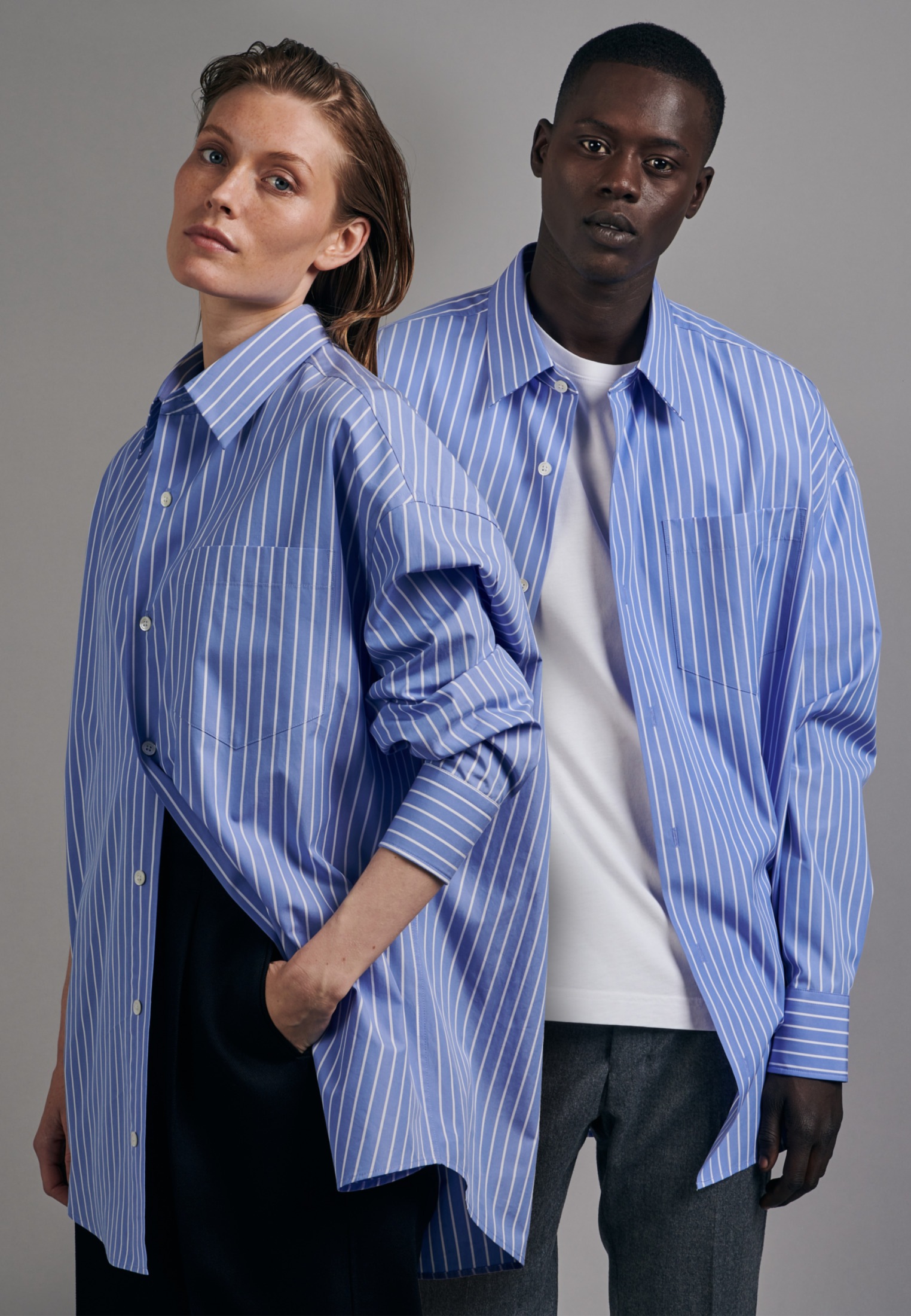 Image of seidensticker Businesshemd, Oversized fit Langarm Kentkragen Streifen bei Ackermann Versand Schweiz