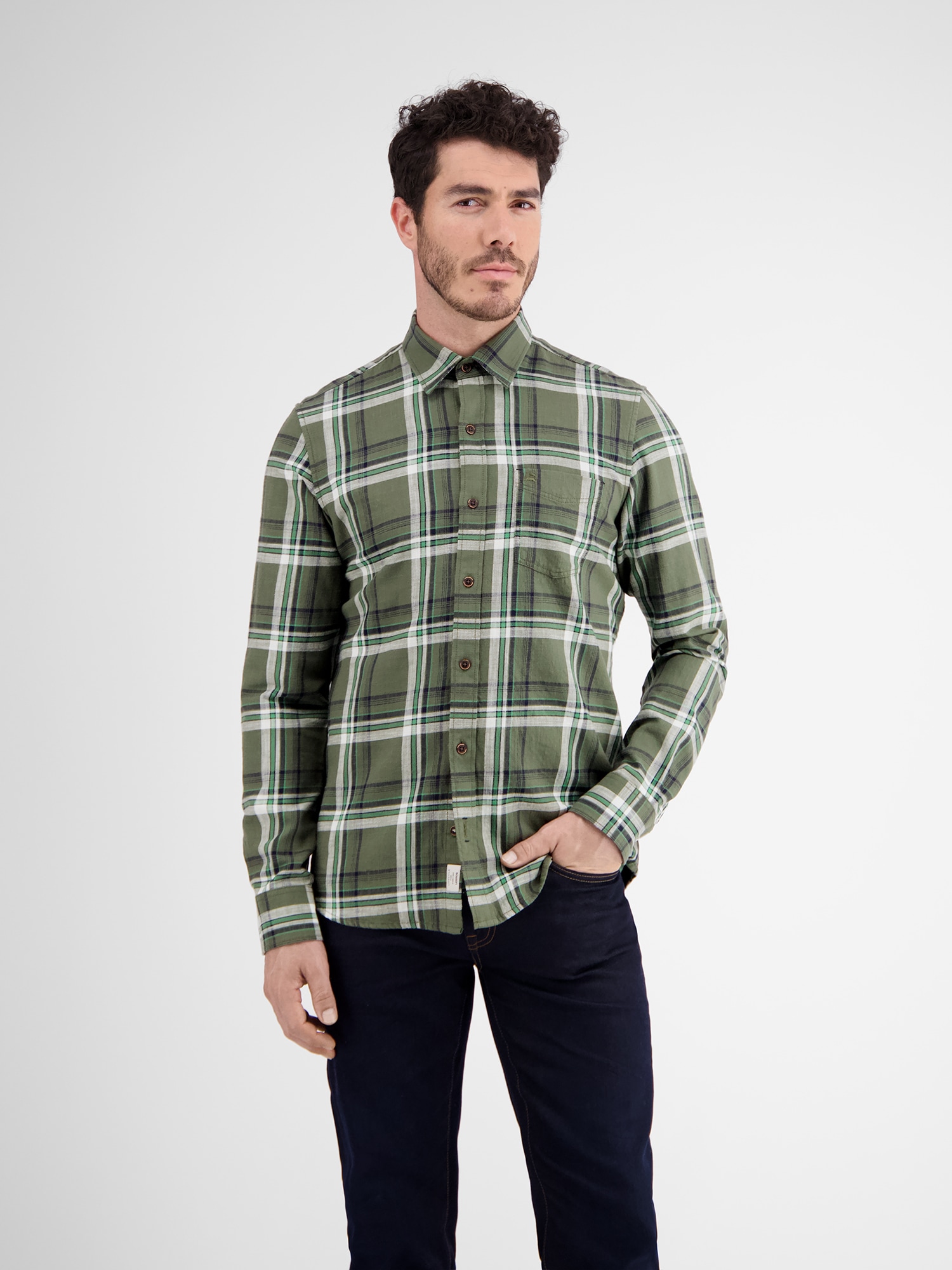 LERROS Karohemd »Karohemd SLUBCHECK«