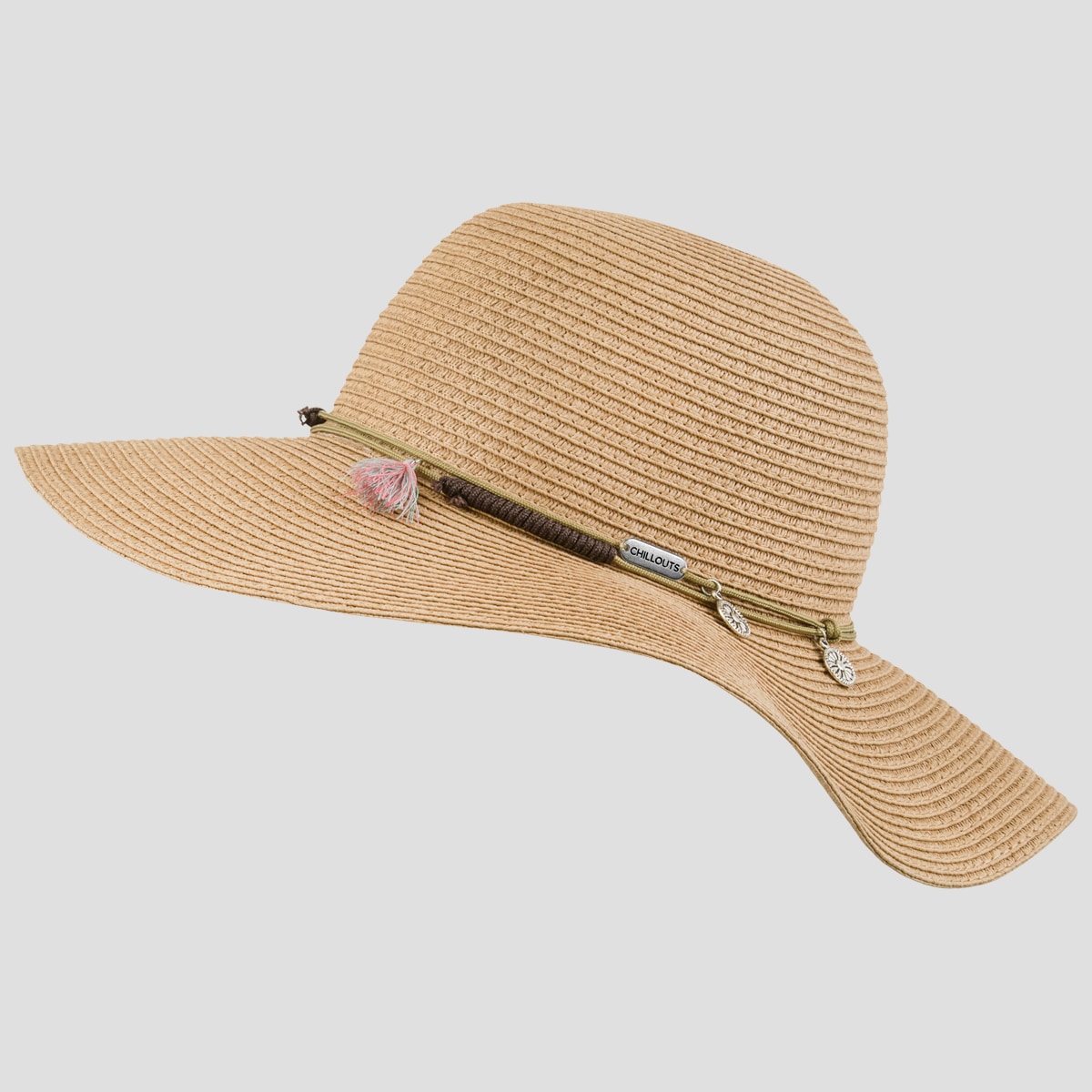 chillouts Chapeau de soleil »Atlanta Hat« femininer Sonnenhut aus Papierstroh