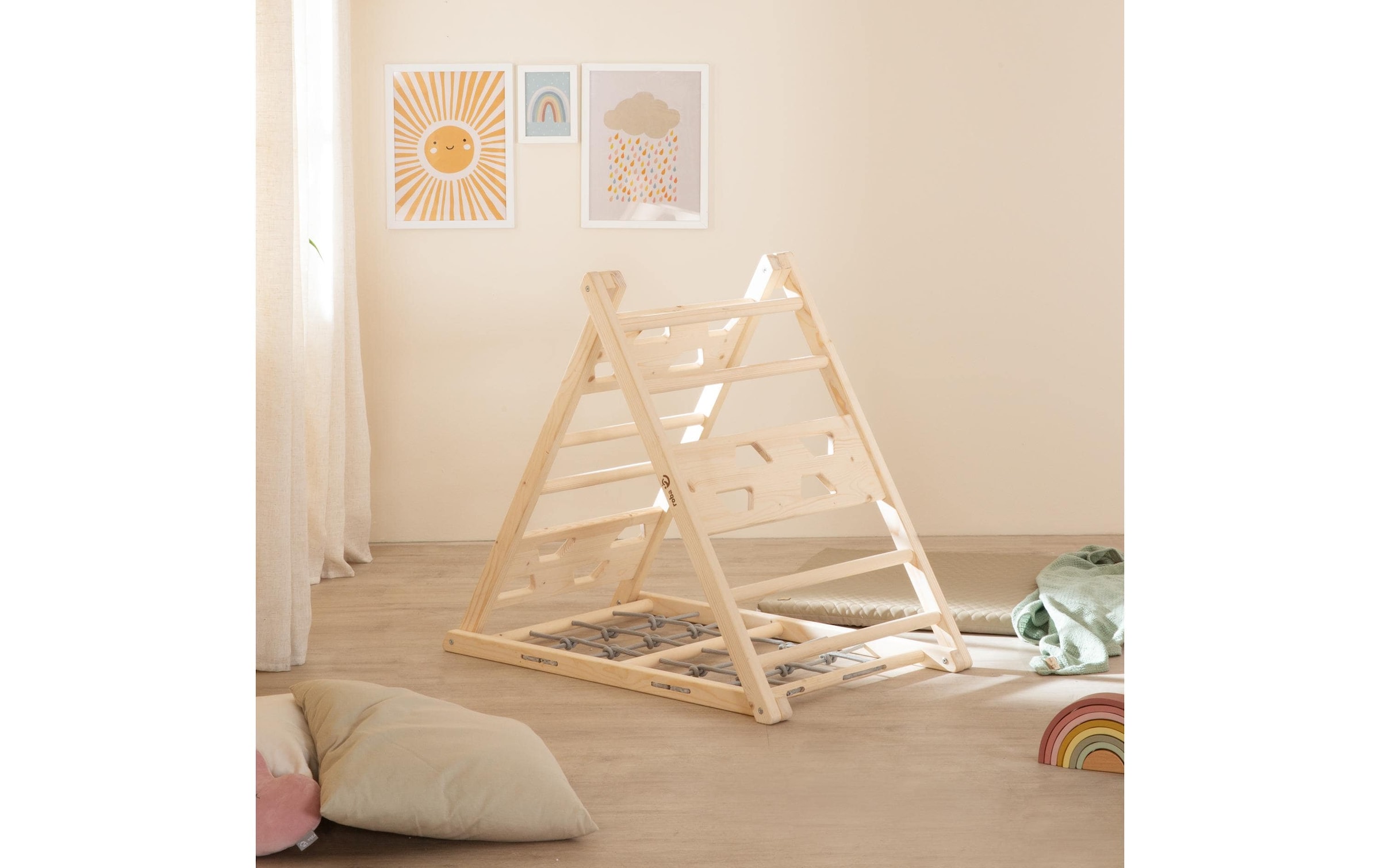 roba® Lernspielzeug »Kletterdreieck 85 x 63.5 x 97.5 cm«