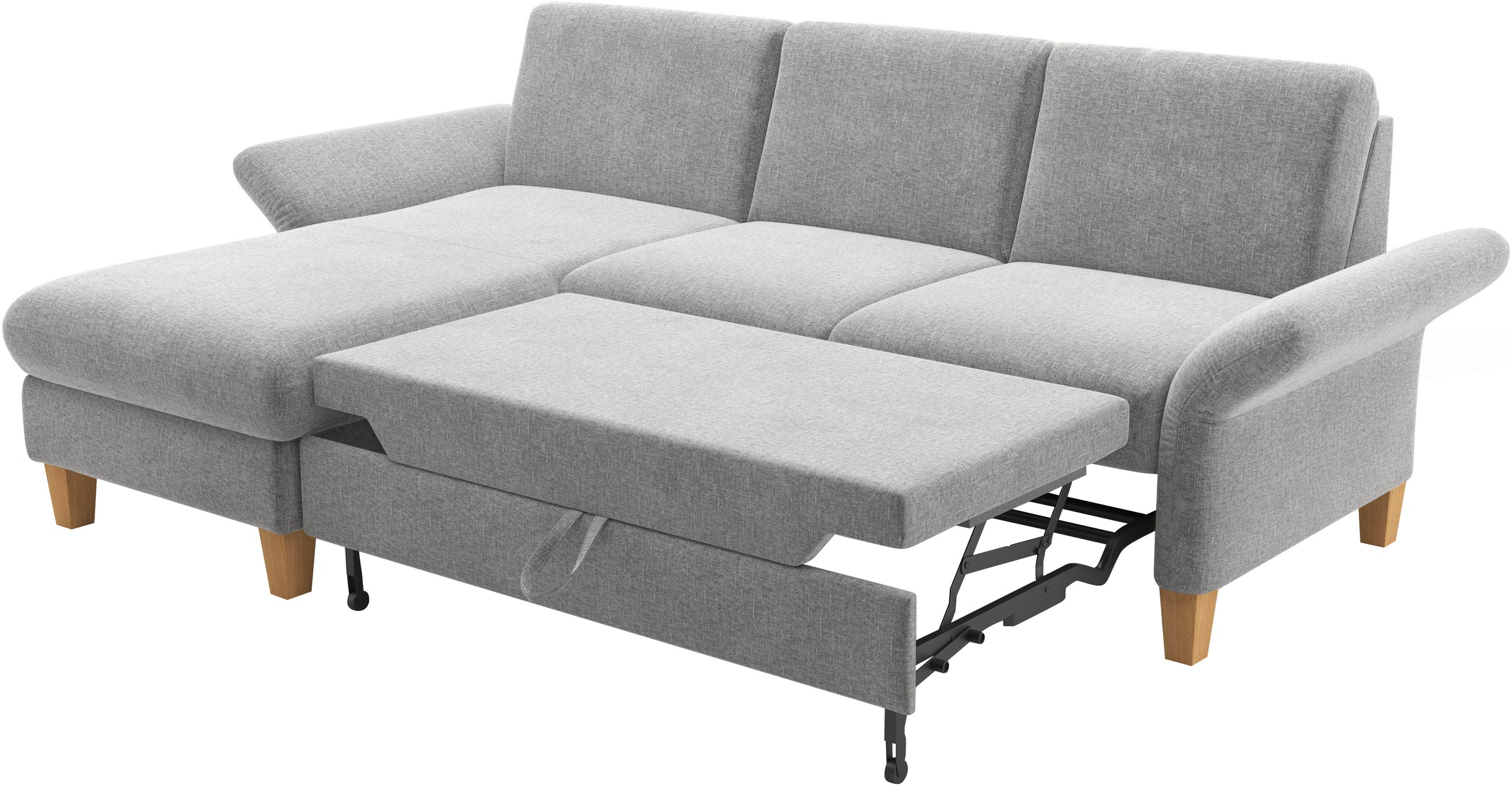 Home affaire Ecksofa »Rochelle, L-Form«, wahlweise mit Armteilverstellung, Bettfunktion und Bettkasten