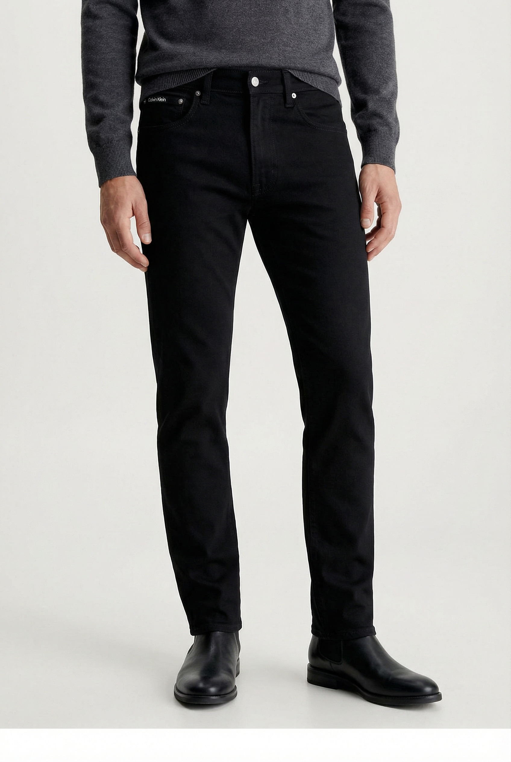 Image of Calvin Klein Skinny-fit-Jeans "SKINNY" mit Leder-Badge