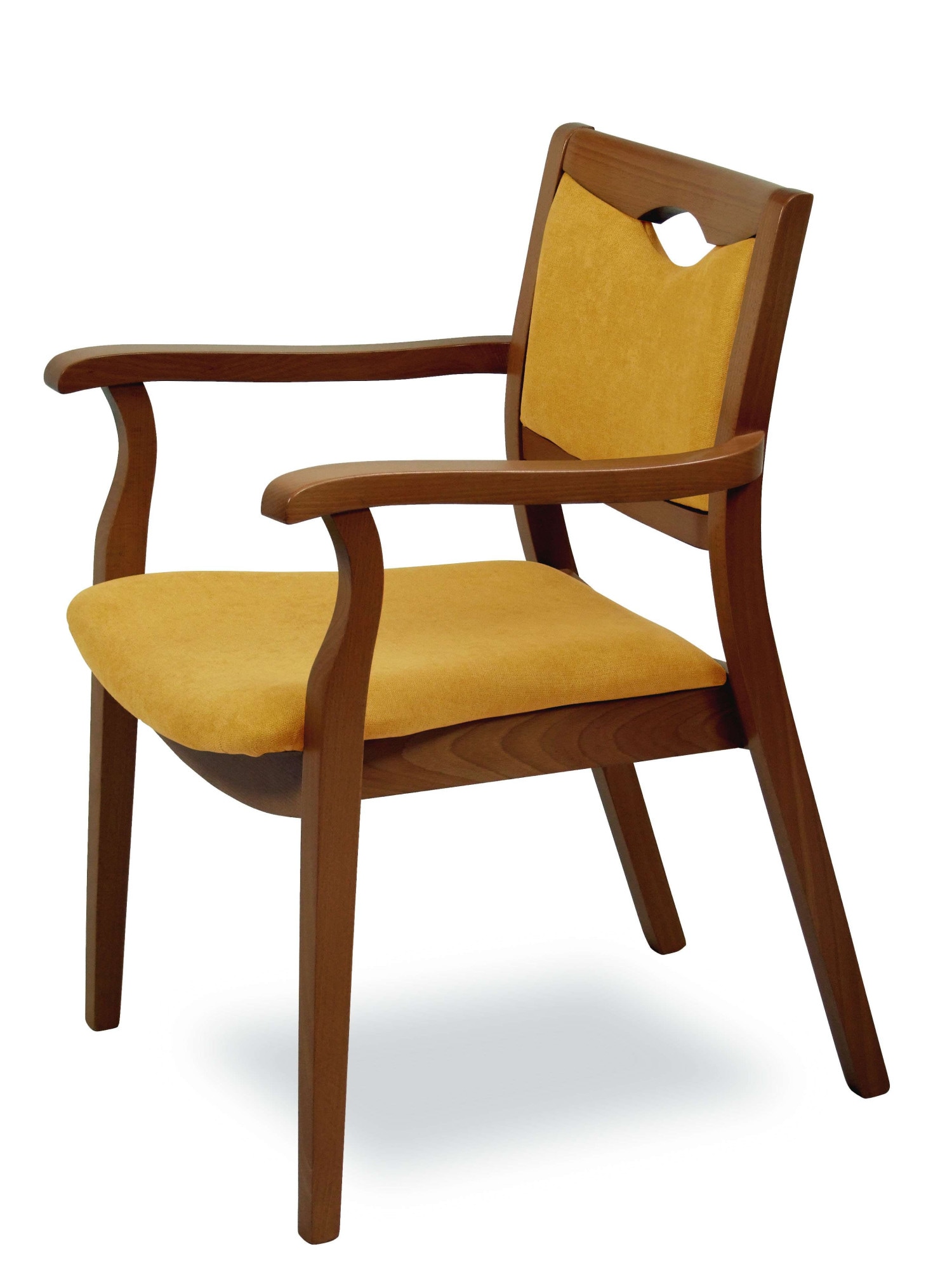 Home affaire Chaise avec accoudoirs »London, Stuhl, Komfortsessel, 3 Gestellfarben, Made in Italy« () 1 cuisExtra-komfortabel, ergonomisch, fleckenabweisendes Gewebe, Massivholz