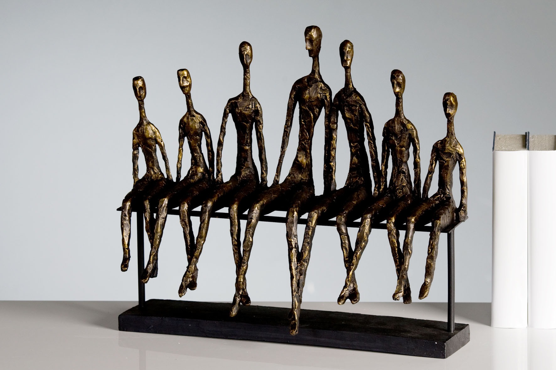 Community«, Höhe cm, »Skulptur Dekofigur Spruchanhänger, by Gilde 35 Dekoobjekt, Casablanca Wohnzimmer mit