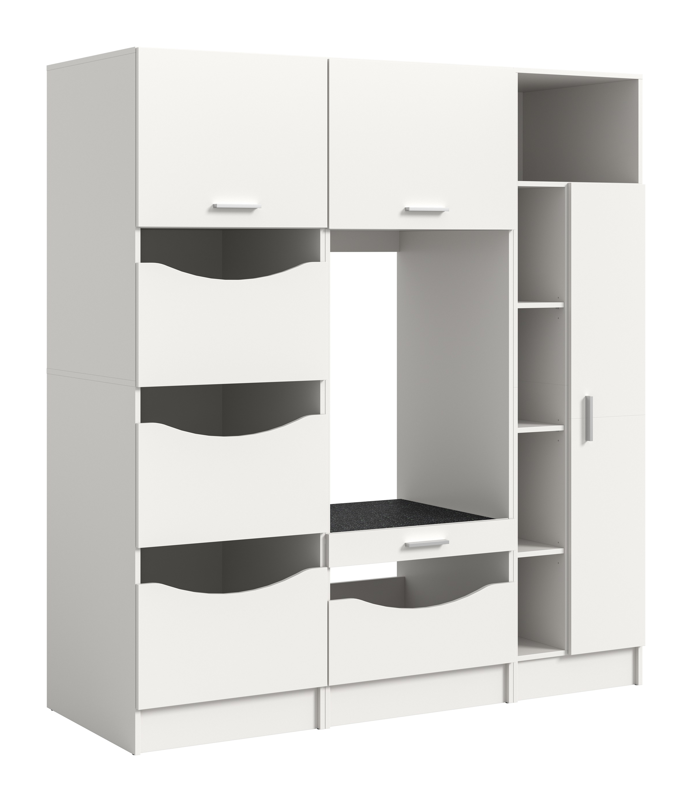 Image of welltime Badmöbel-Set "FALAS, 3-teilig, Hauswirtschaftsraum Set, Breite 176 cm" 1x Wäscheschrank, 1x Waschmaschinenumbauschrank, 1x Mehrzweckschrank