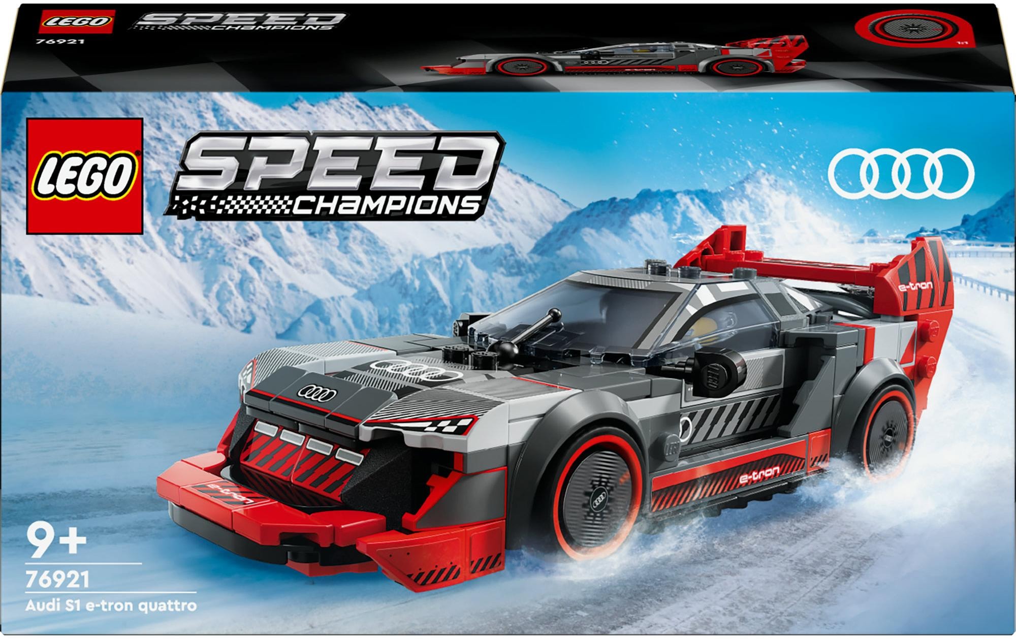 Spielbausteine »Speed Champions Audi S1 e-tron quattro Rennwagen 76921«, (274 St.)