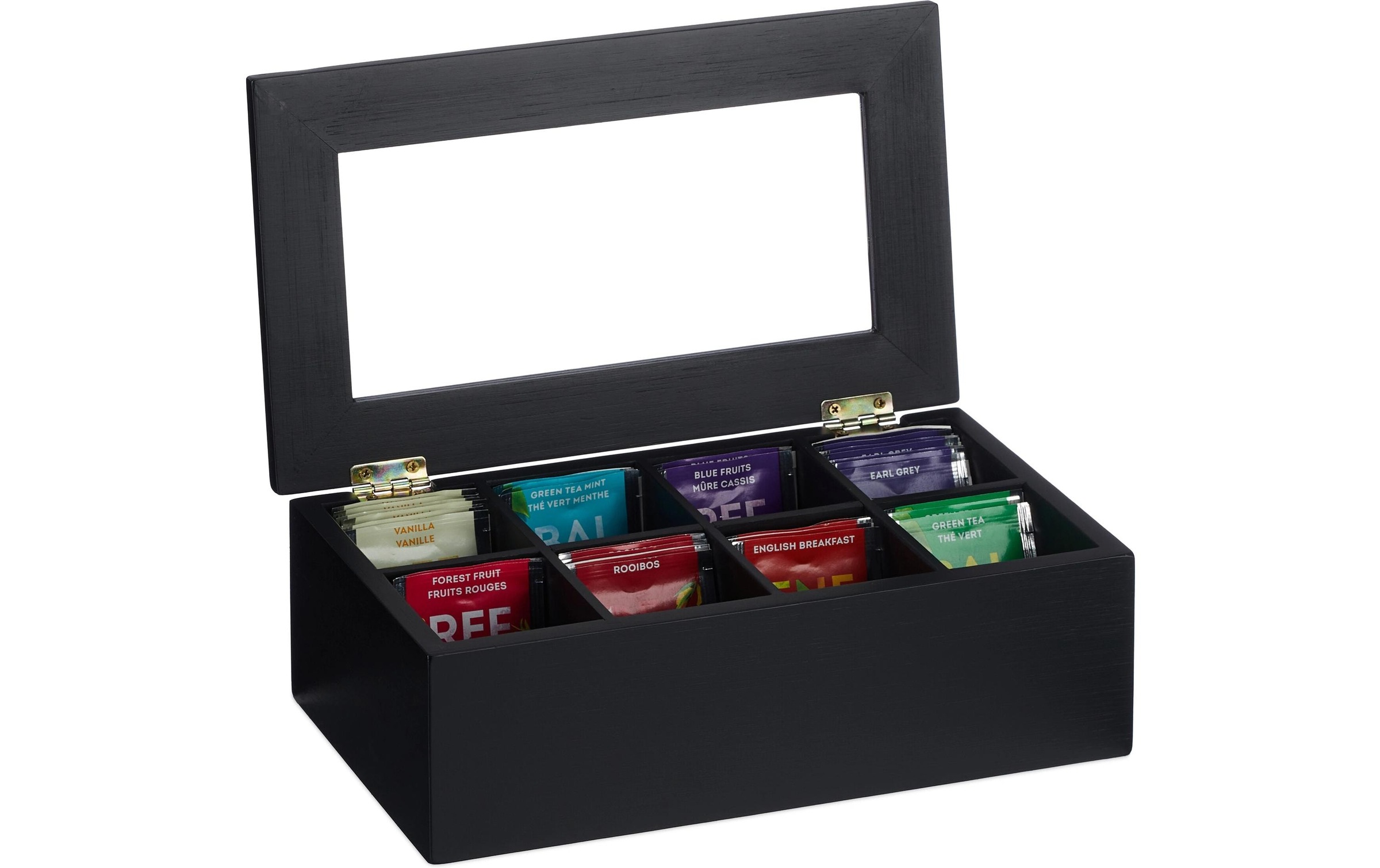 Image of relaxdays Teebox "8 Fächer"