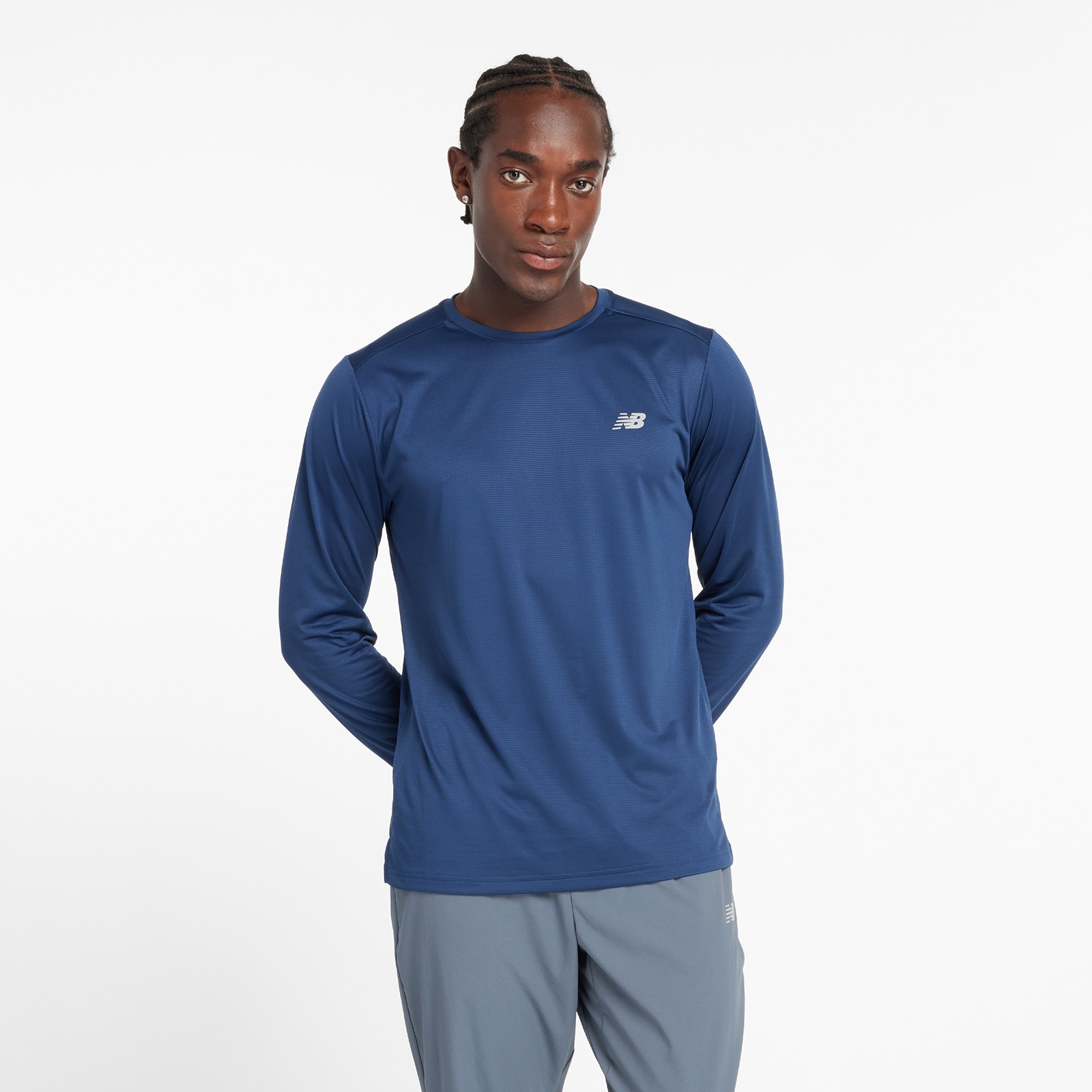 Image of New Balance Laufshirt "Sport Essentials Long Sleeve" Langarm, feuchtigkeitsableitendes Material, pflegeleicht