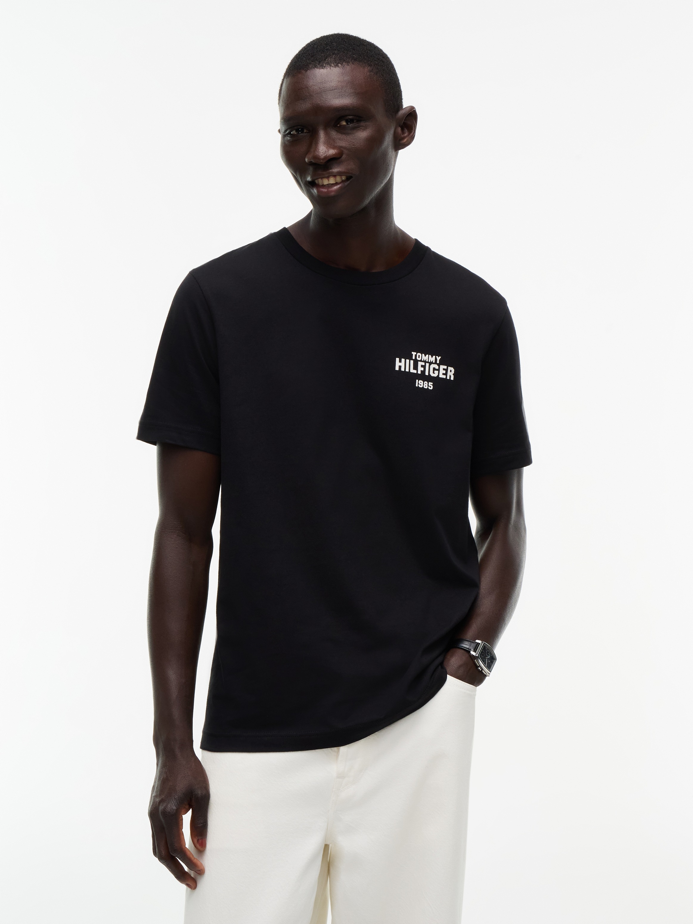 Image of Tommy Hilfiger T-Shirt "HILFIGER 1985 GRAPHIC" Jersey, regular fit