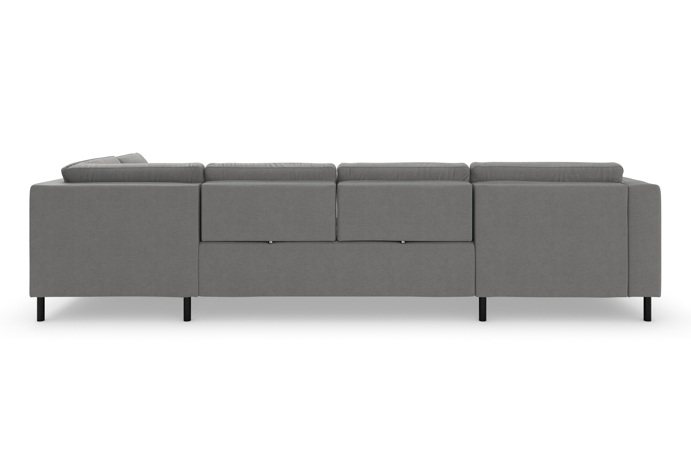 sit&more Wohnlandschaft »Olsen U-Form«, inklusive Sitztiefenverstellung, wahlweise mit Bettfunktion, 15cm hoch