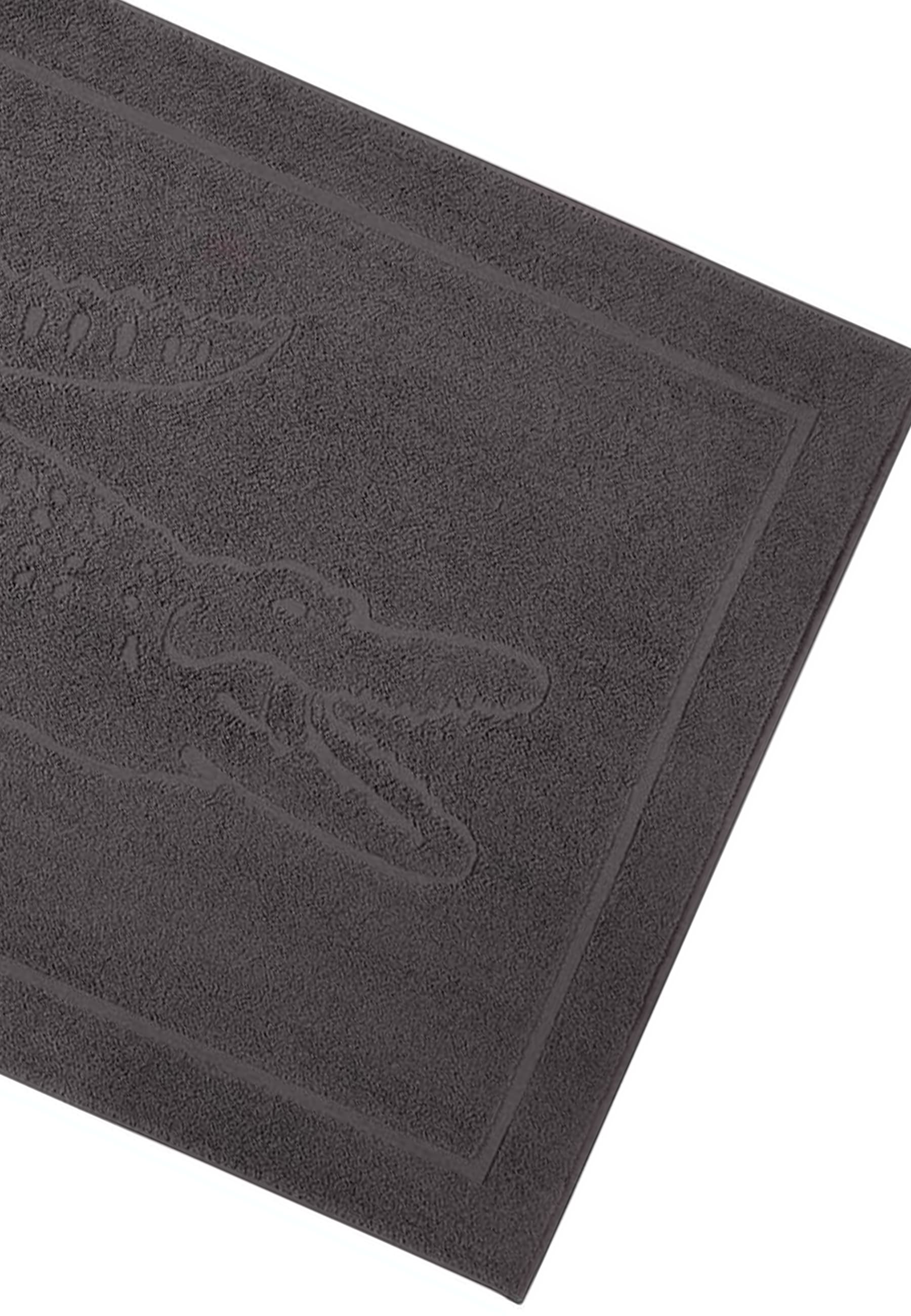 Lacoste Tapis de bain »»LLACOSTE«« Höhe 20 mm Séchage rapide tapis de bain de qualité, taille 55x80 cm