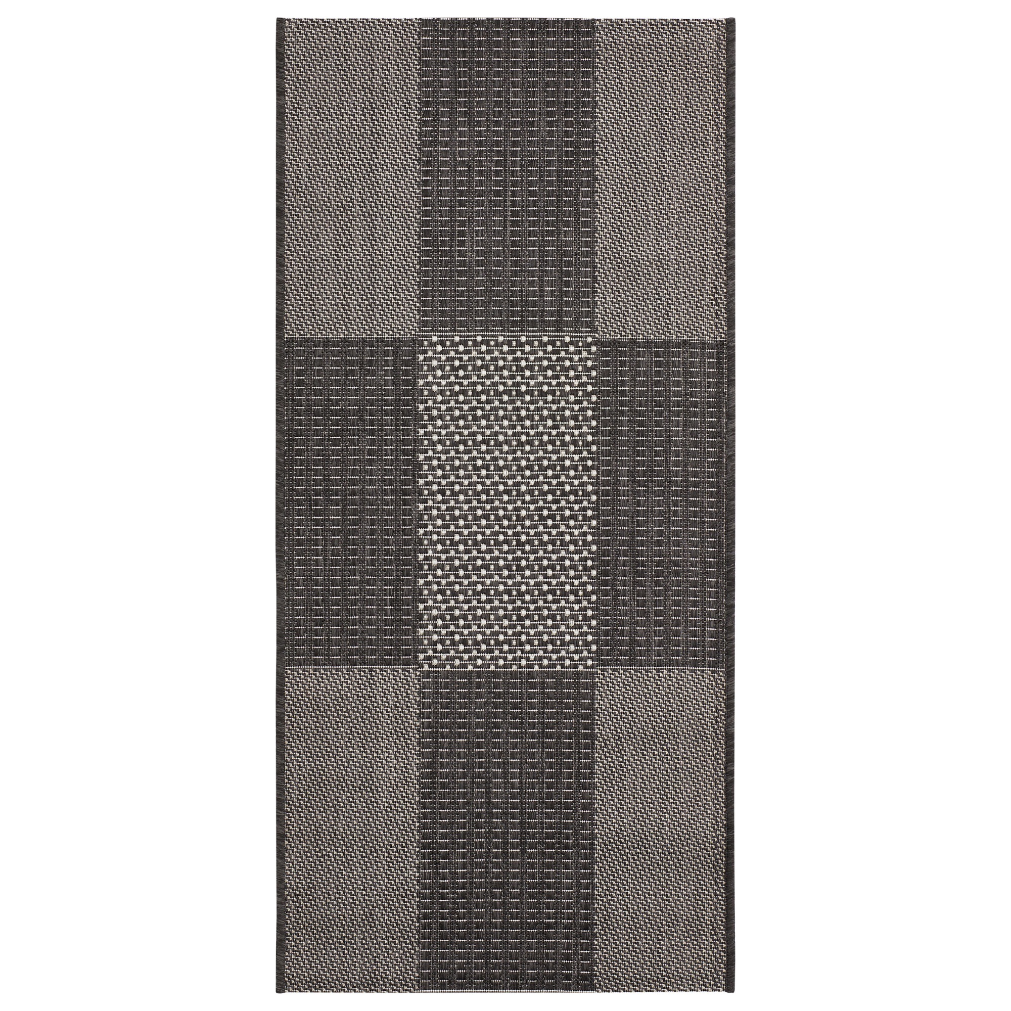 Image of Andiamo Teppich "ARIZONA1" rechteckig 5 mm Höhe Flachgewebe, kariertes Muster, In- und Outdoor geeignet, wetterfest