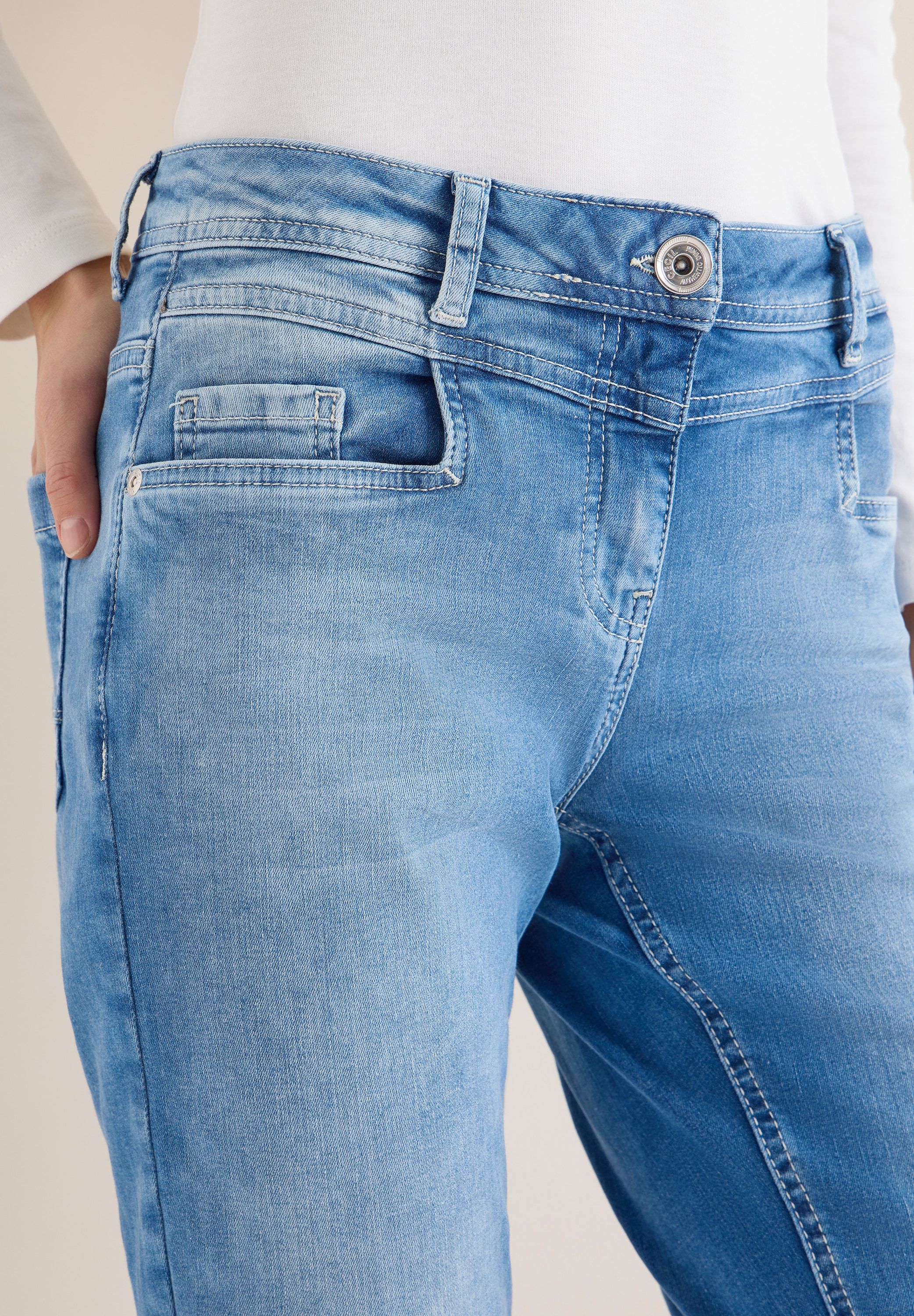 Cecil Jeans à 5 poches »Style Scarlett« mit Turn-up