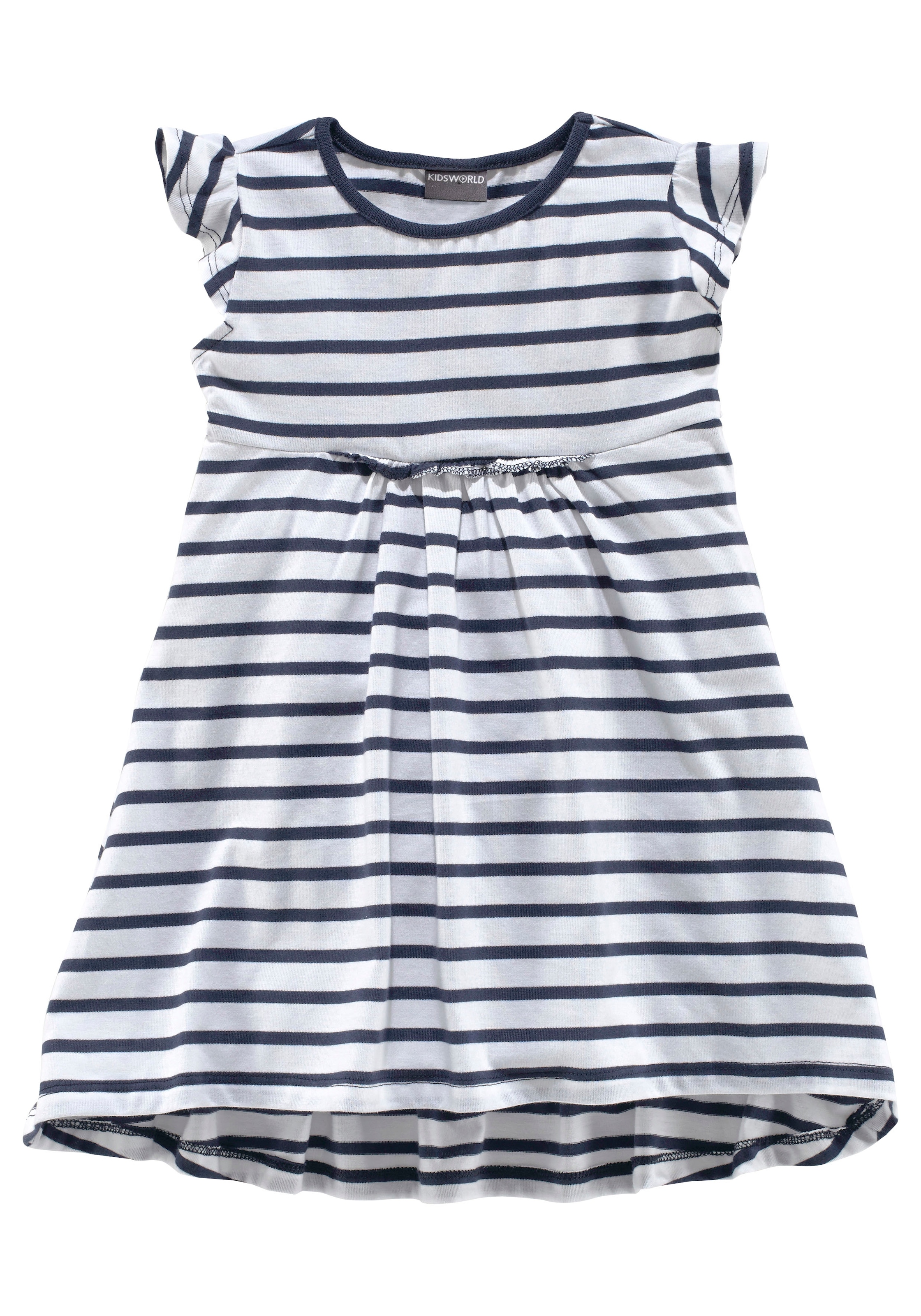 Modische KIDSWORLD Jerseykleid, (Packung, 2 tlg.), mit Streifen und Punkten  versandkostenfrei bestellen | Sommerkleider