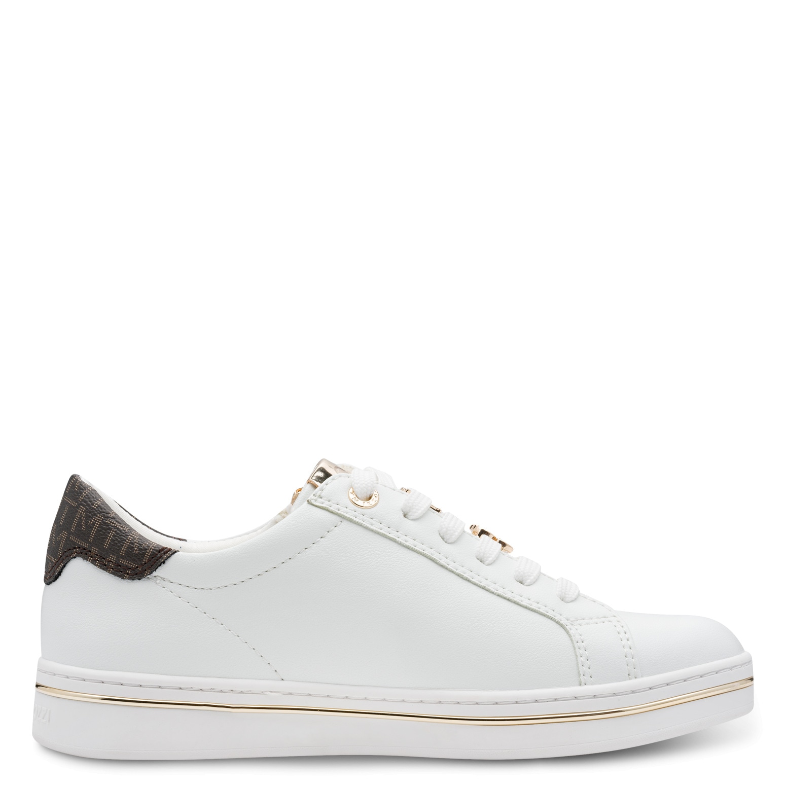 MARCO TOZZI Baskets à plateforme  chaussure de loisirs, chaussure basse, chaussure à lacets avec logo