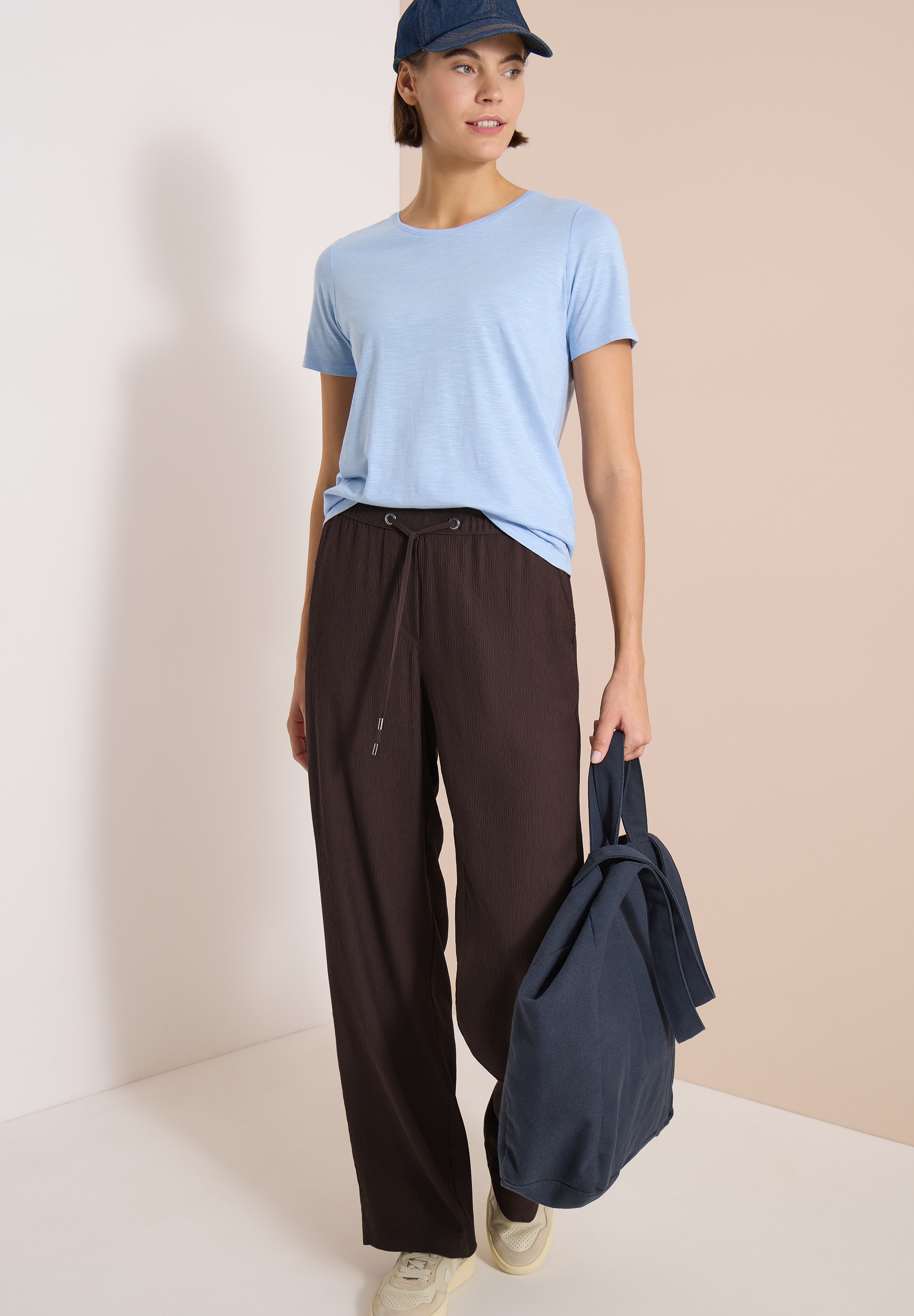Cecil Stoffhose »Style Neele«  Sommerhose in Struktur-Optik