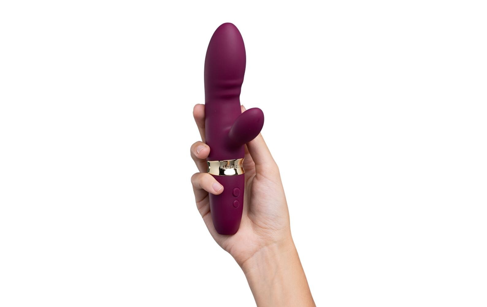AMORELIE Vibrator »«Crush» Berry« Sextoy für die vaginale und klitorale Stimulation