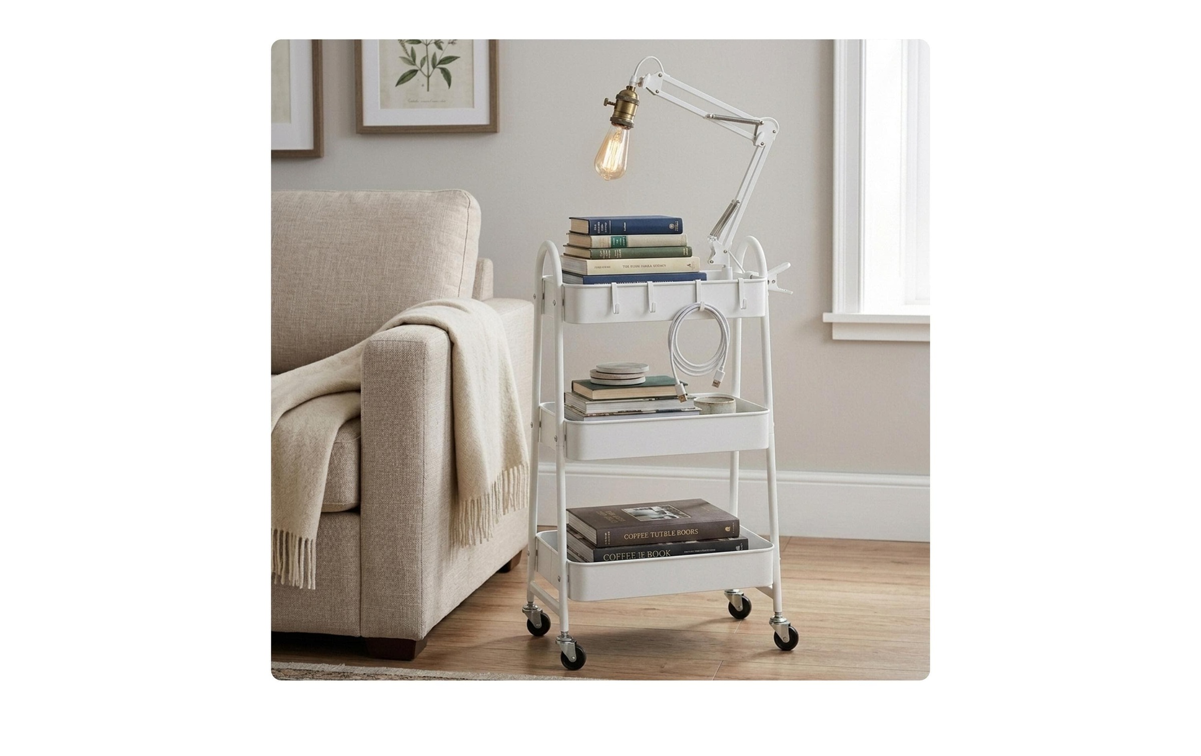 relaxdays Chariot de cuisine »44 x 80 x 32 cm«