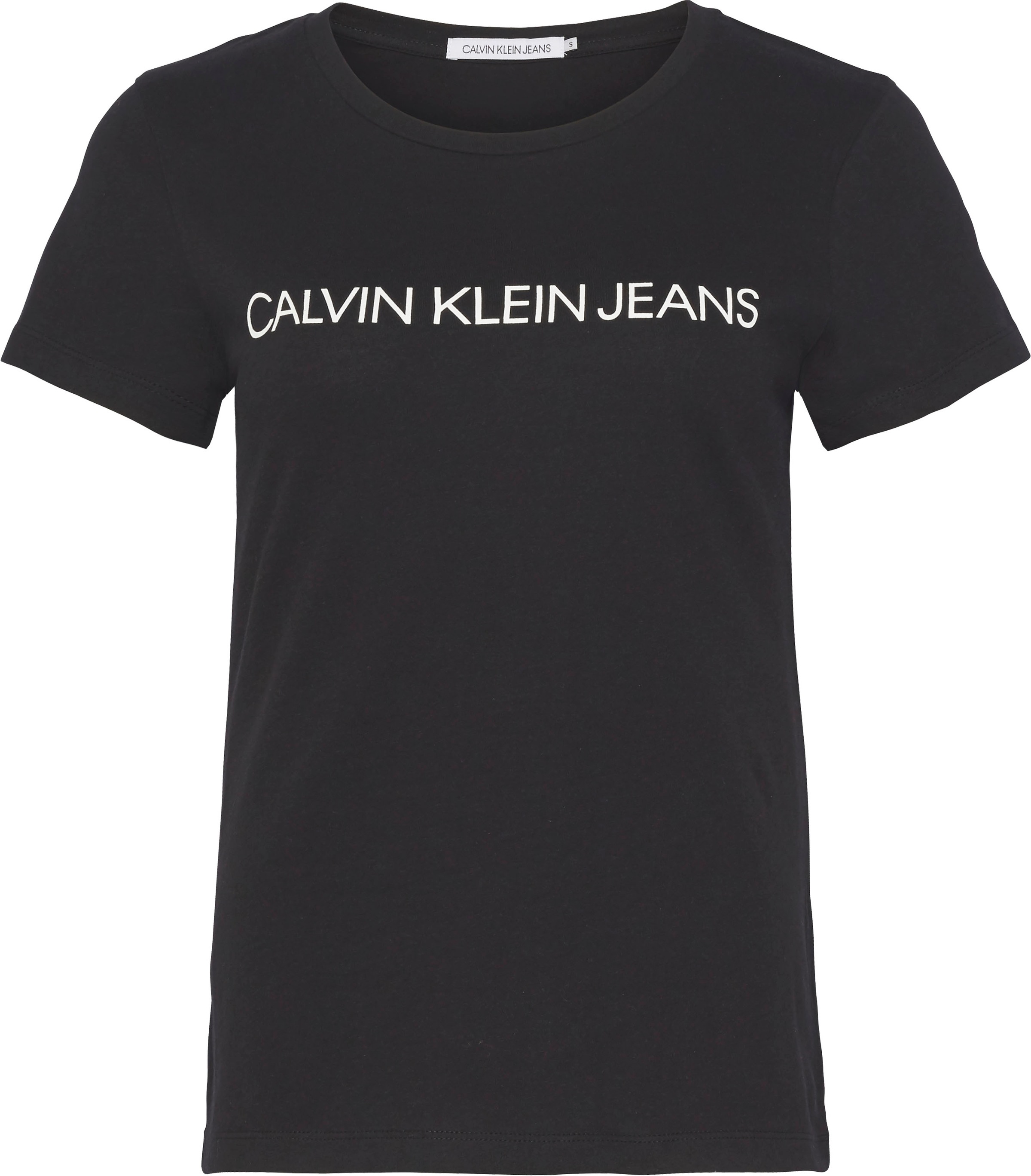 Image of Calvin Klein Jeans T-Shirt »CORE INSTITUTIONAL LOGO SLIM FIT TEE«, mit Calvin Klein Logo-Schriftzug bei Ackermann Versand Schweiz