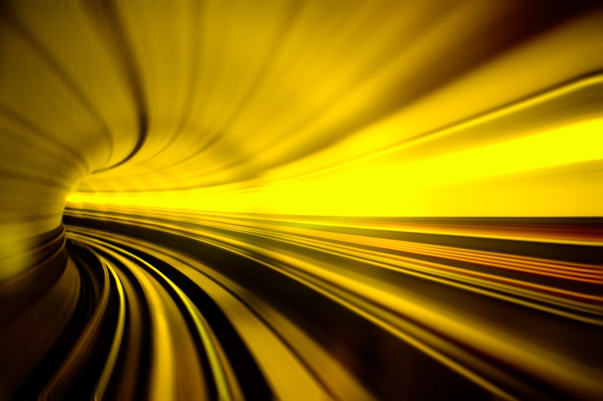 Image of Papermoon Fototapete »Abstrakter Tunnel«, samtig, Vliestapete, hochwertiger Digitaldruck bei Ackermann Versand Schweiz