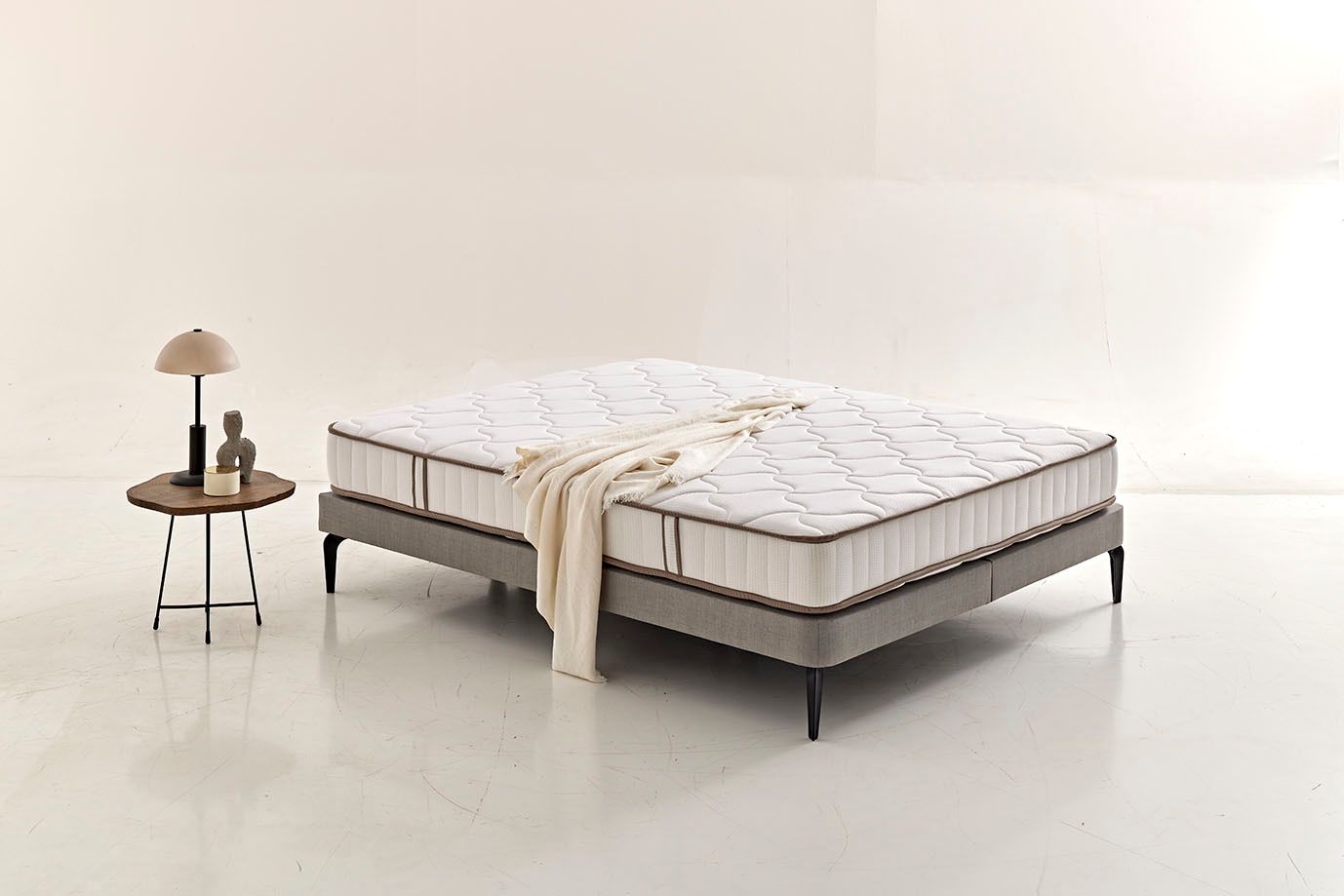 Yatas Bedding Taschenfederkernmatratze »Penta Z, Matratze 90x200, 140x200 cm & weitere Grössen«, 19 cm hoch, 403 Federn, (1 St.), 5-Zonen, H3, wendbar, ergonomisch, atmungsaktiv
