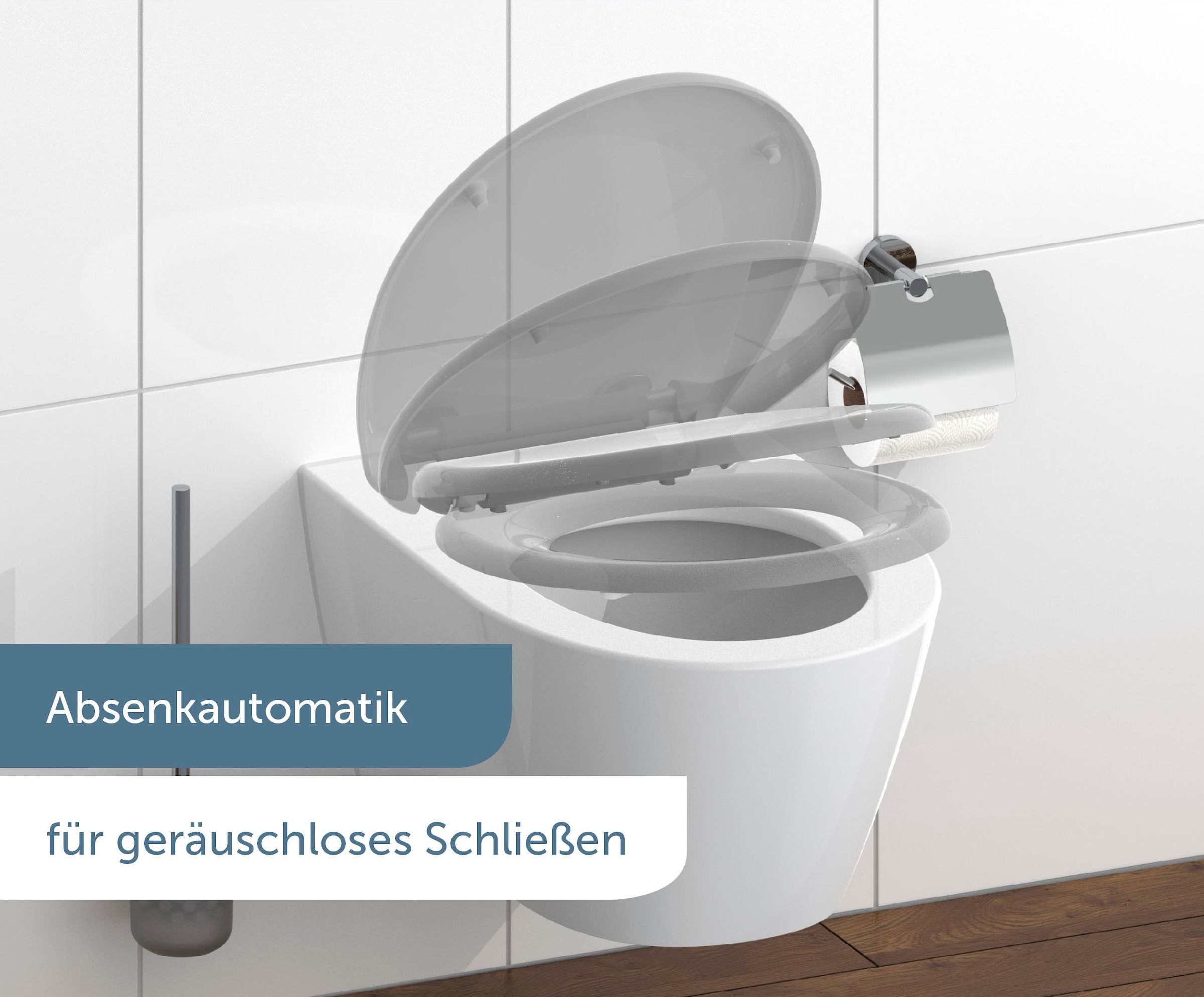 Schütte WC-Sitz, mit Absenkautomatik und Schnellverschlusstechnik