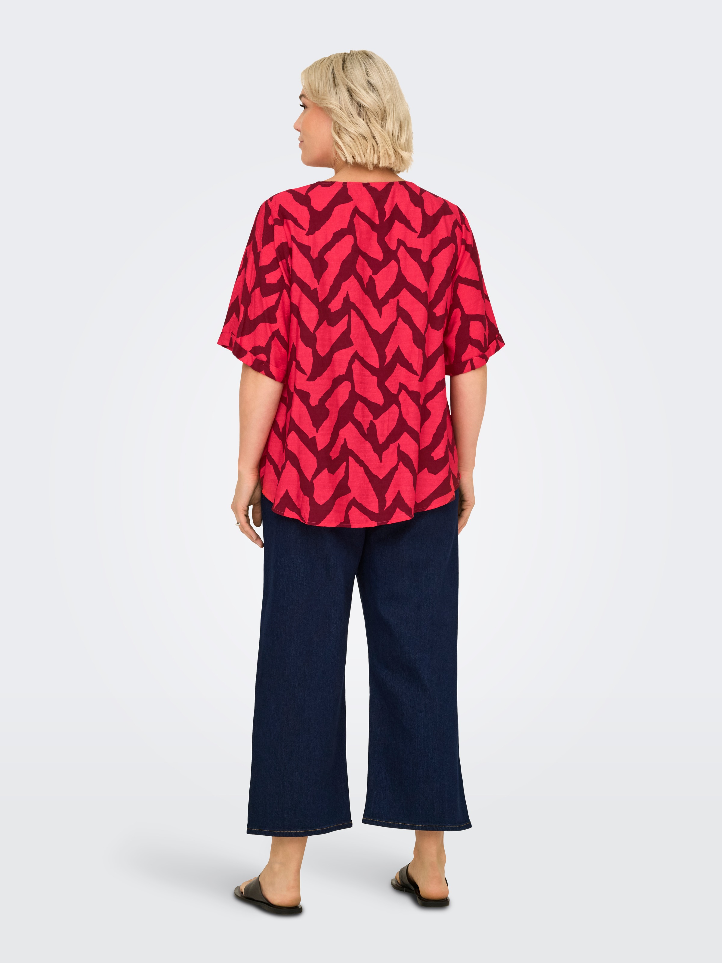 ONLY CARMAKOMA Blusenshirt »CARBERIET SS TOP AOP«