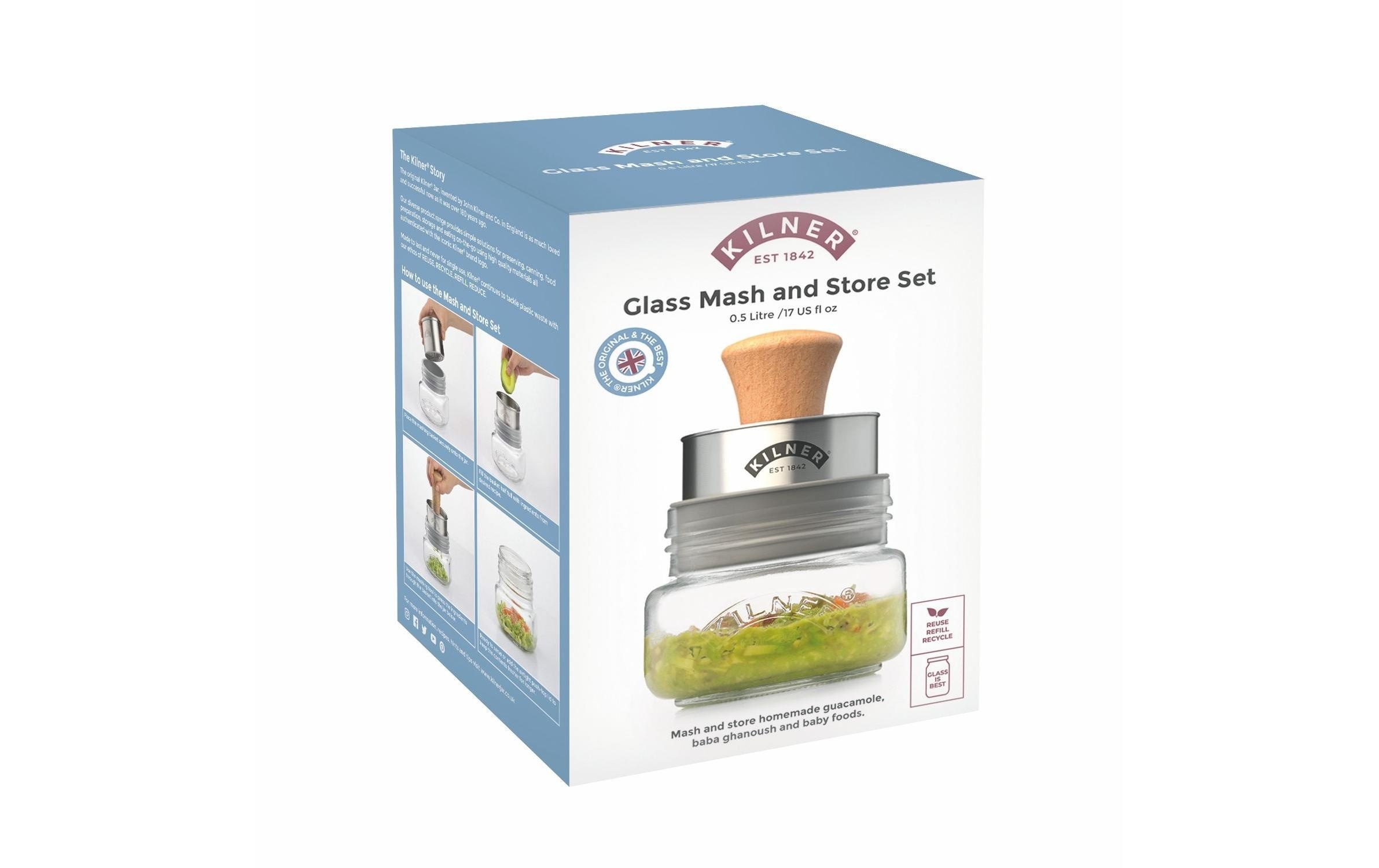 KILNER Vorratsglas »set 500 ml«, (1 tlg.)
