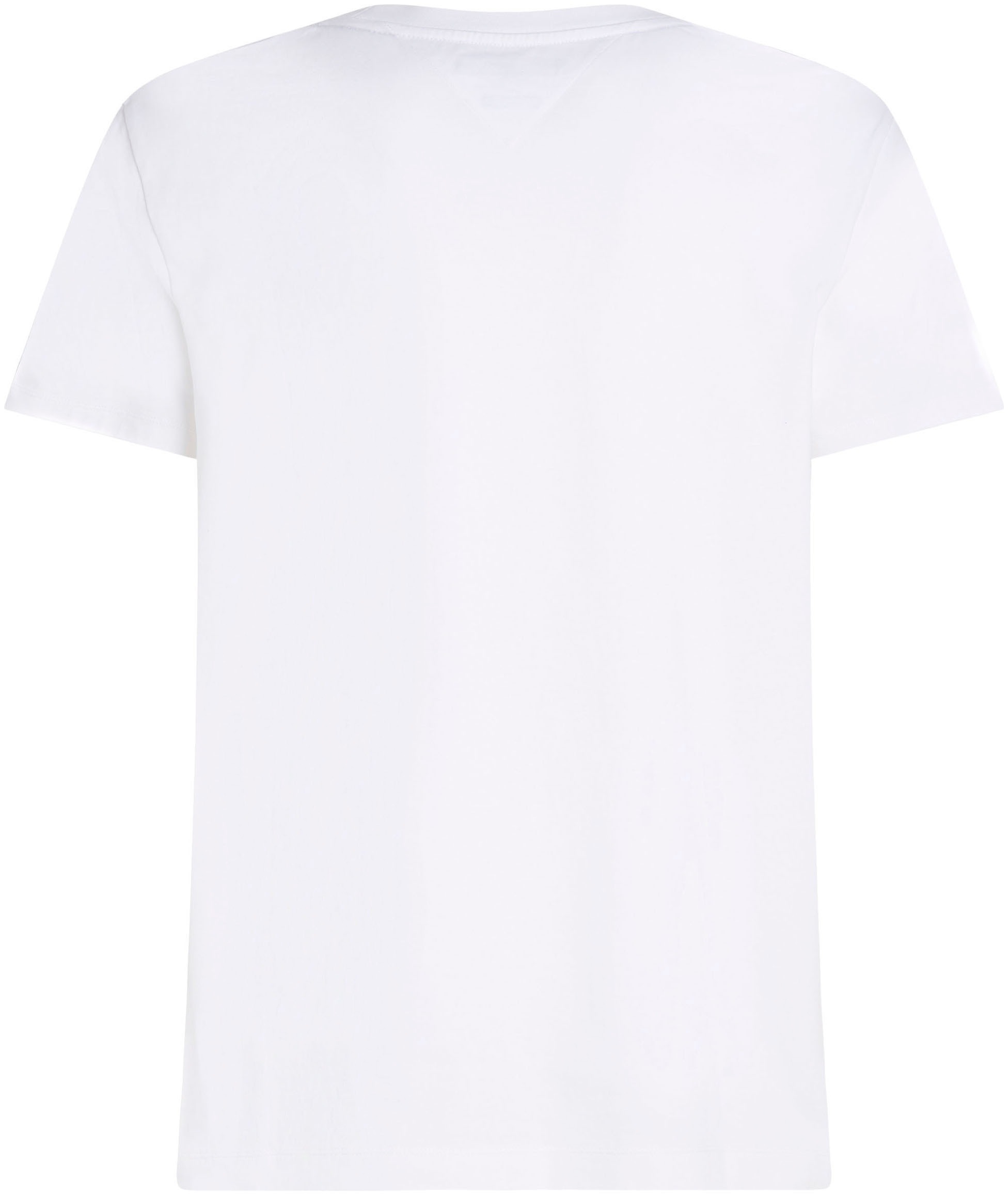 Mode Acheter en ligne Tommy Hilfiger Rundhalsshirt »GLOBAL STRIPE PREP TEE«,  mit Streifen in TH-Farben an beiden Ärmeln confortablement | T-Shirts