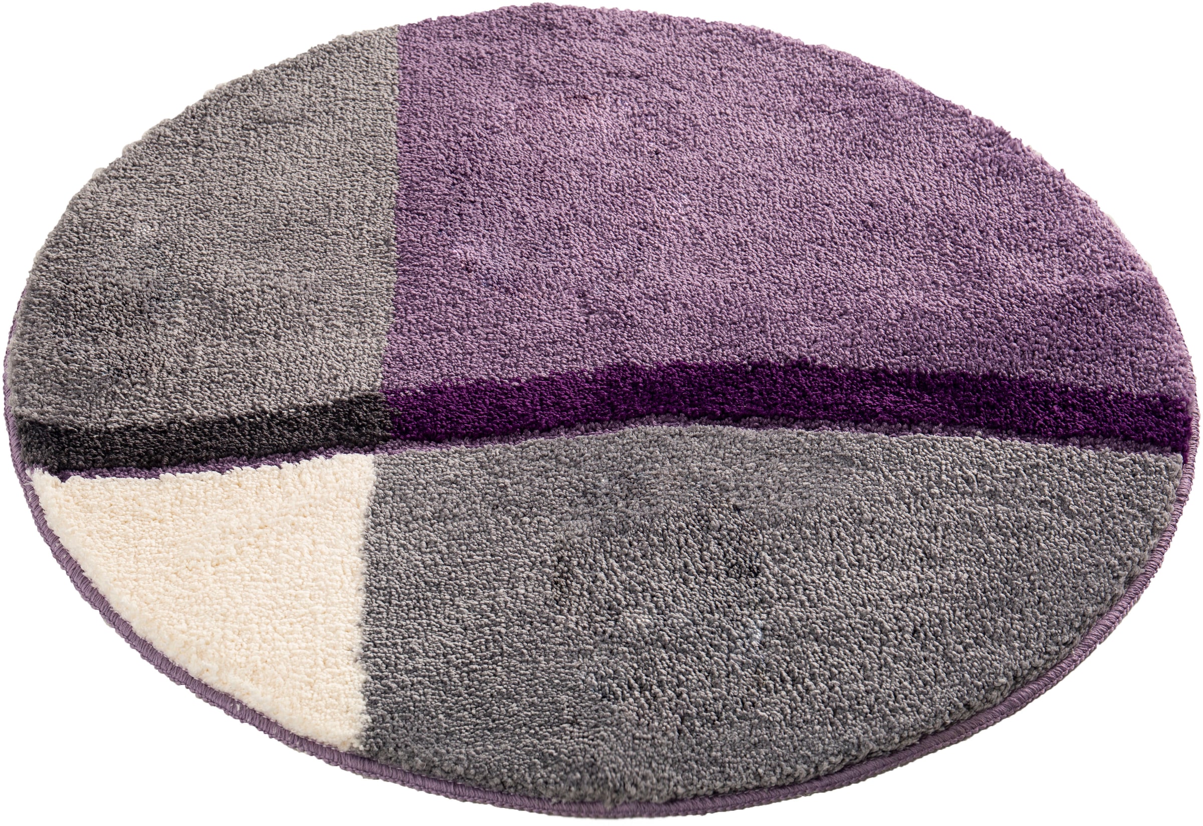 my home Badematte »Belio, Badvorleger, Badezimmer Teppich«, rutschhemmend beschichtet, fussbodenheizungsgeeignet-schnell trocknend-strapazierfähig, Badematte, Badteppich, Badematten auch als 2 tlg. Set erhältlich, bunt