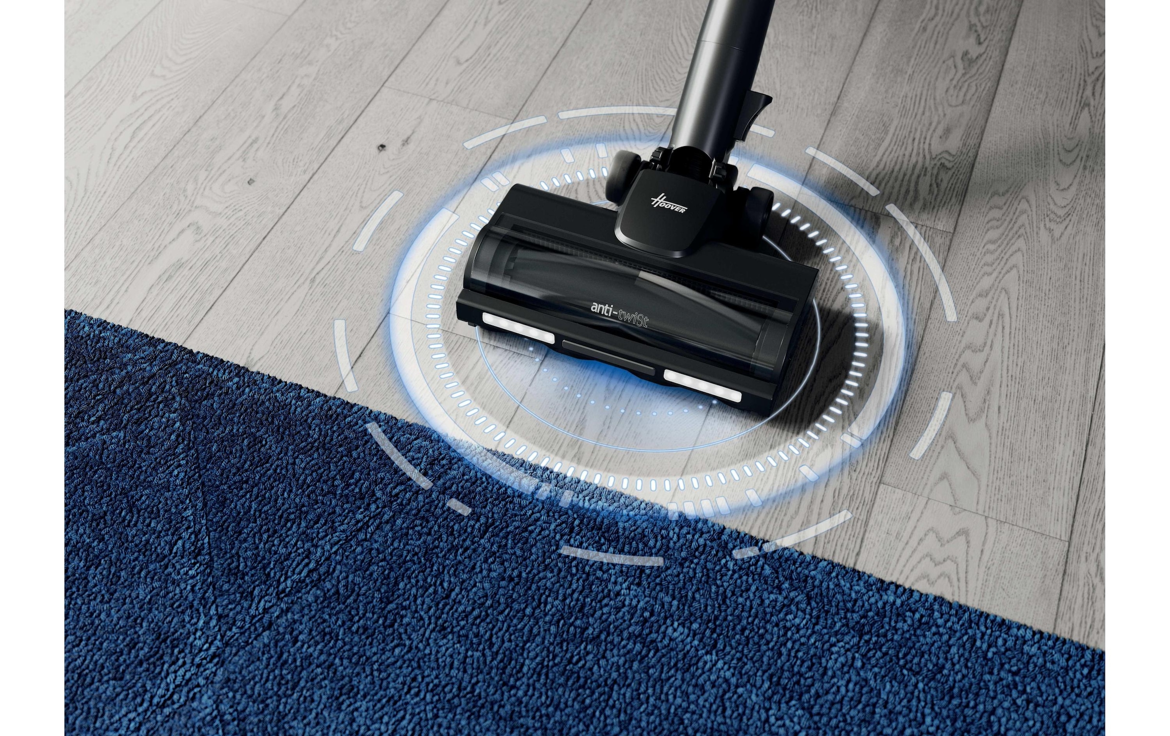 Hoover Aspirateur à main et à manche sans fil »HF610H 11« Kabelloser Staubsauger mit intelligenter Bodenerkennung