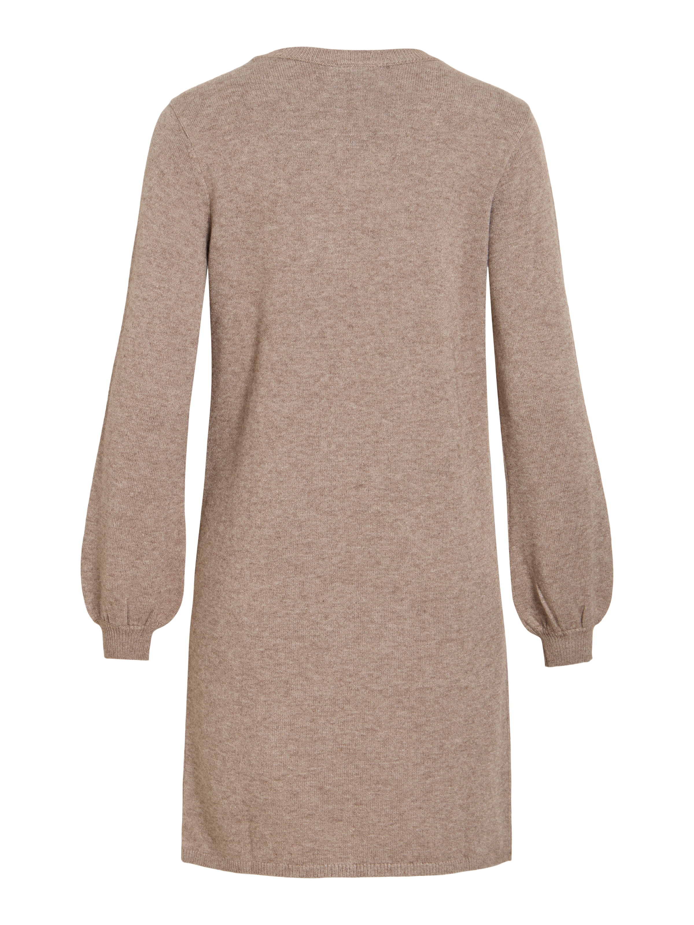 Vila Robe en tricot »VIRIL L/S VOLUME SLEEVE KNIT DRESS-NOOS« Materialmix, normal geschnitten