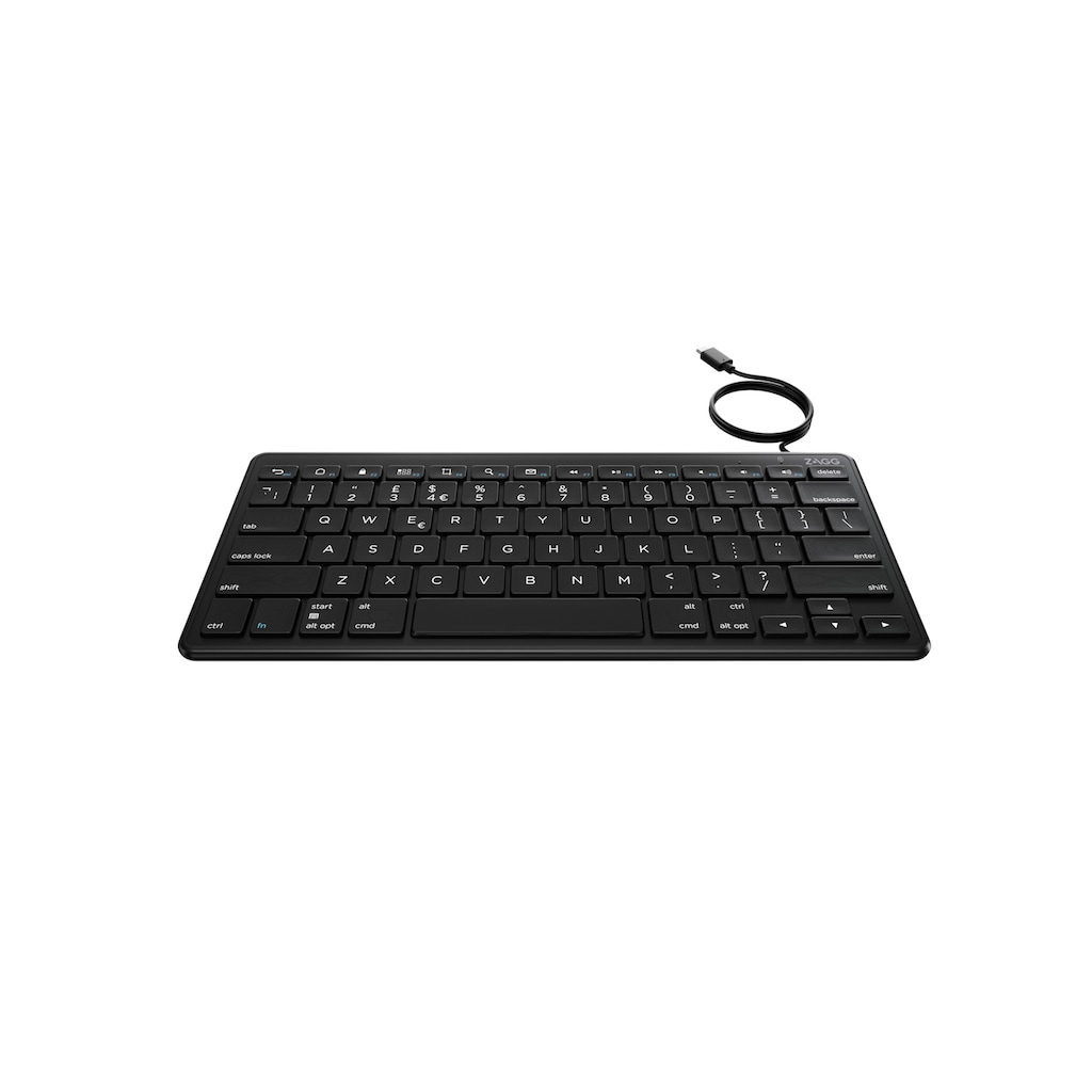 ZAGG Tastatur »USB-C CH-Layout«, (Ziffernblock)